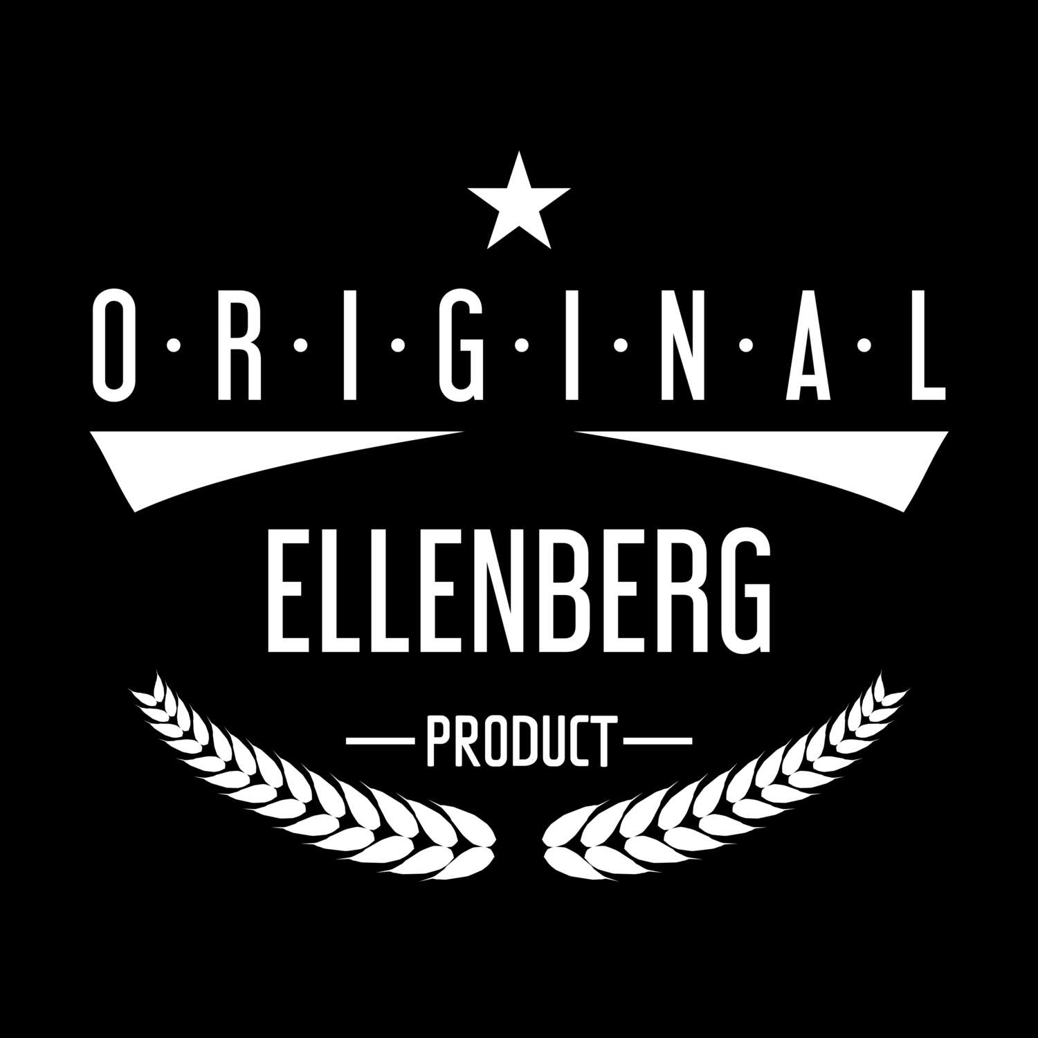 T-Shirt »Original Product« für den Ort »Ellenberg«