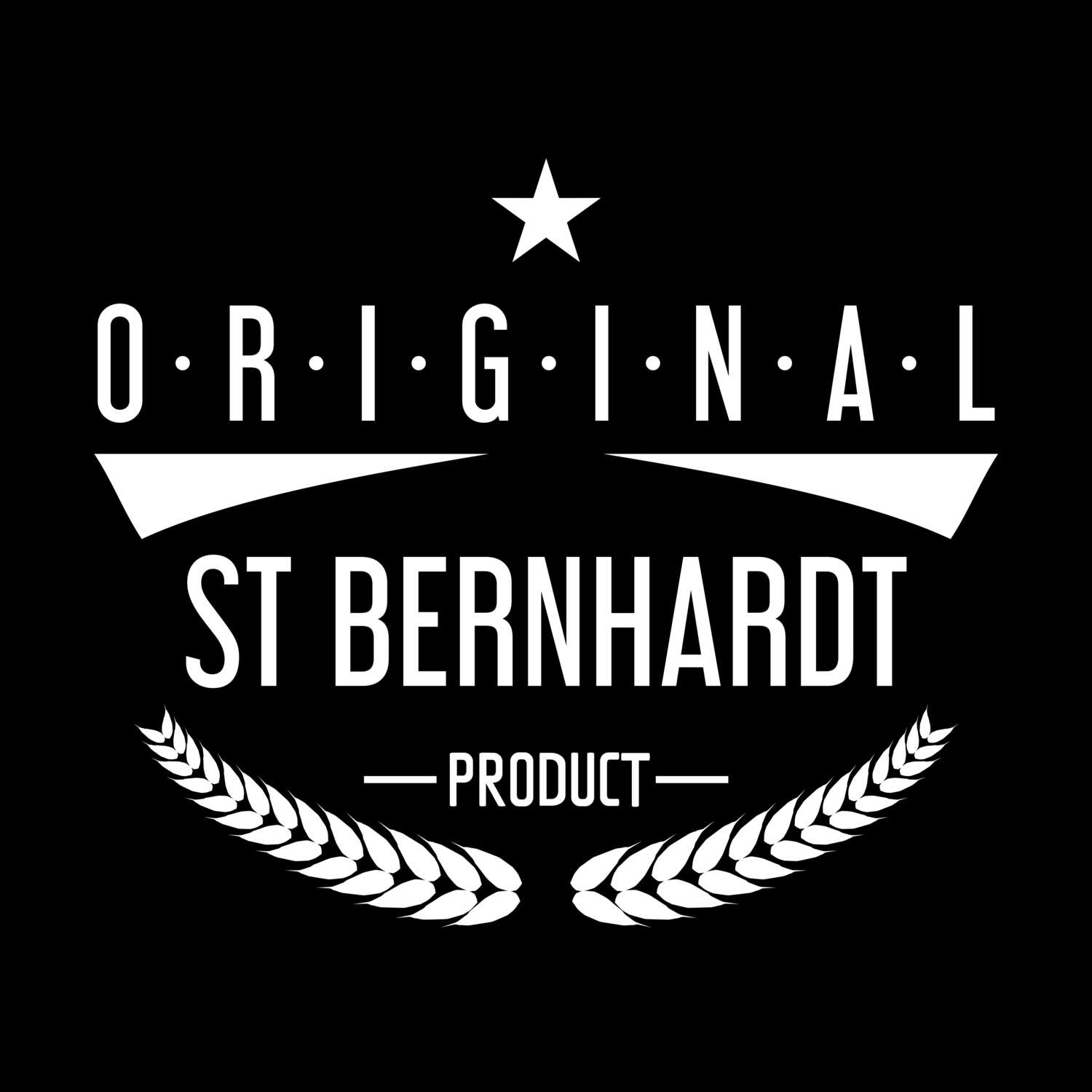 T-Shirt »Original Product« für den Ort »St Bernhardt«