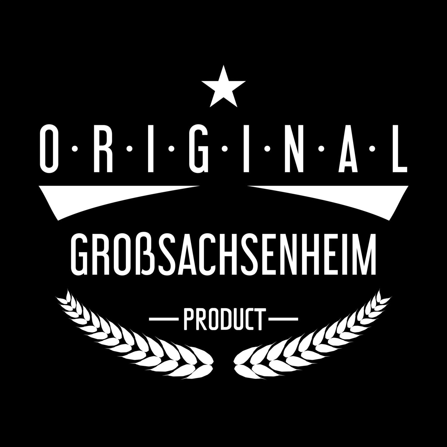 T-Shirt »Original Product« für den Ort »Großsachsenheim«