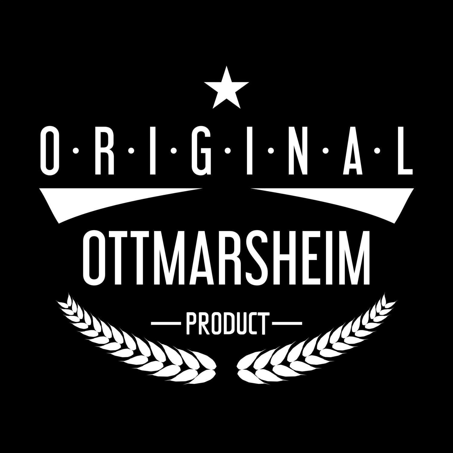 T-Shirt »Original Product« für den Ort »Ottmarsheim«