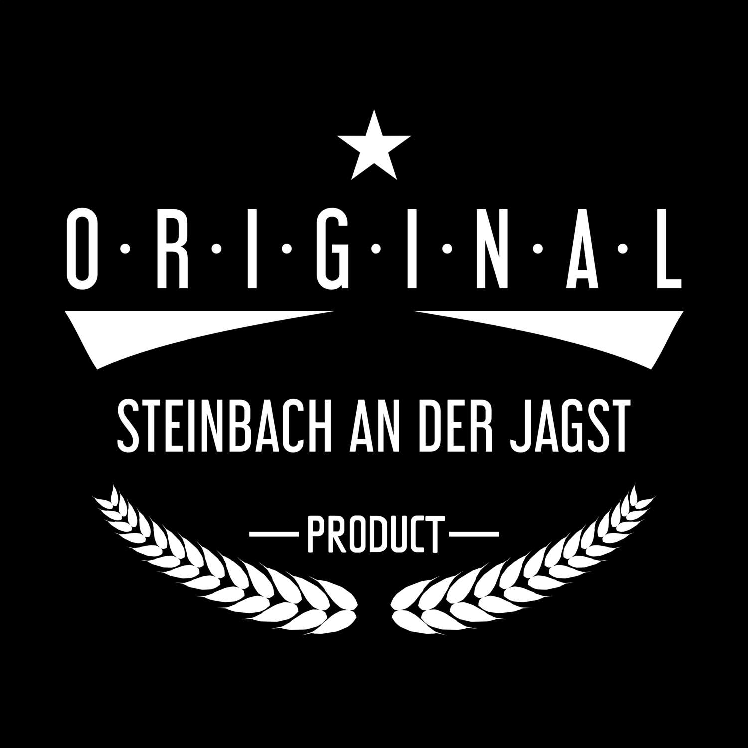 T-Shirt »Original Product« für den Ort »Steinbach an der Jagst«