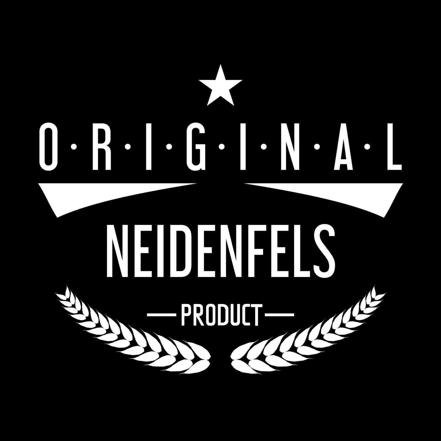 T-Shirt »Original Product« für den Ort »Neidenfels«