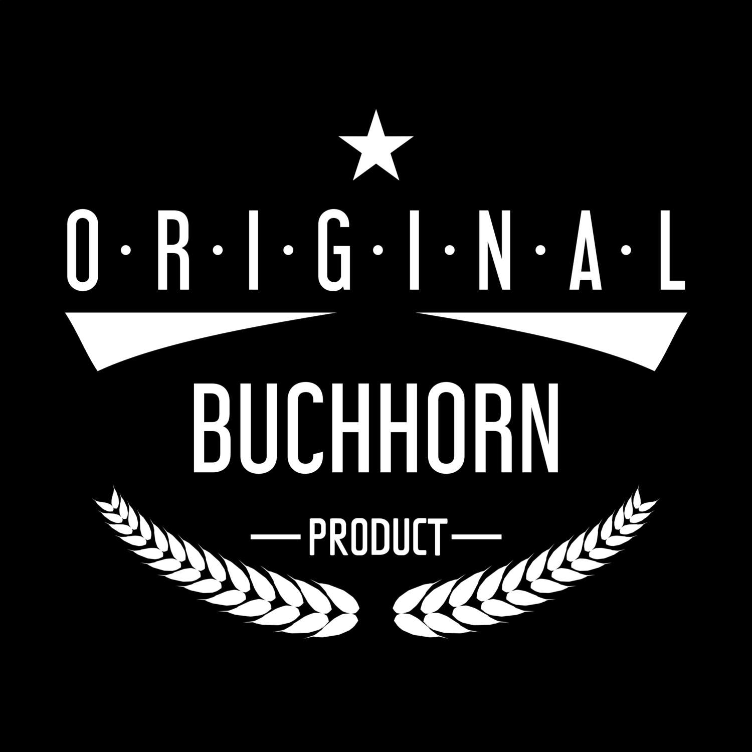 T-Shirt »Original Product« für den Ort »Buchhorn«