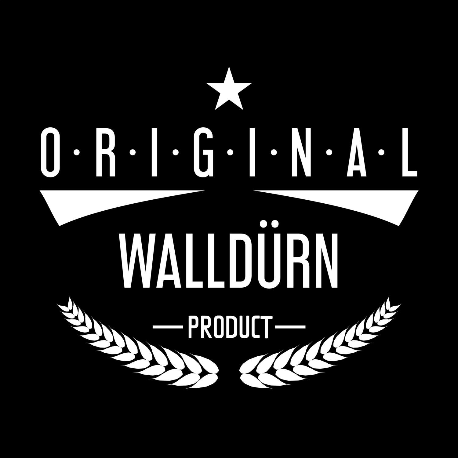 T-Shirt »Original Product« für den Ort »Walldürn«