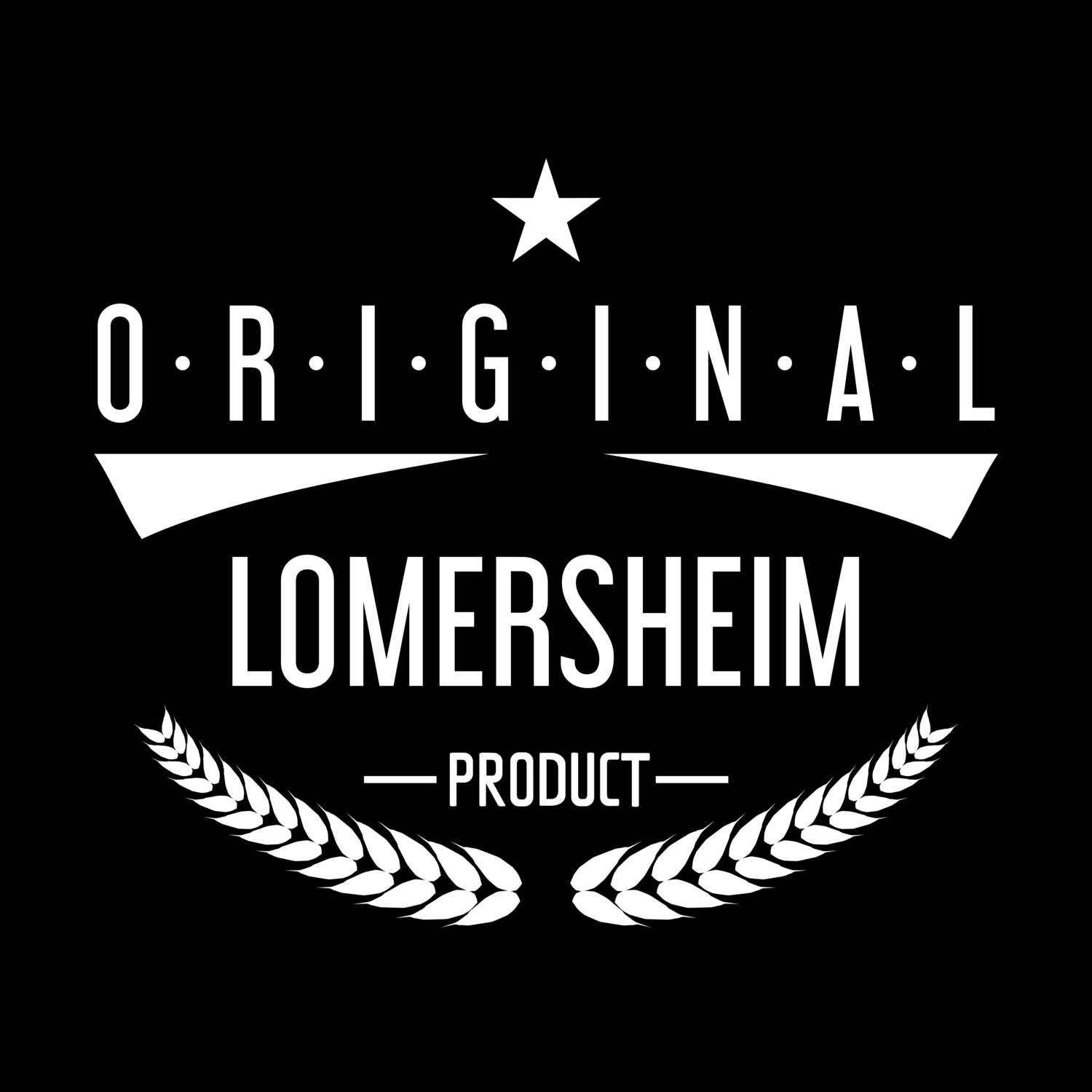 T-Shirt »Original Product« für den Ort »Lomersheim«