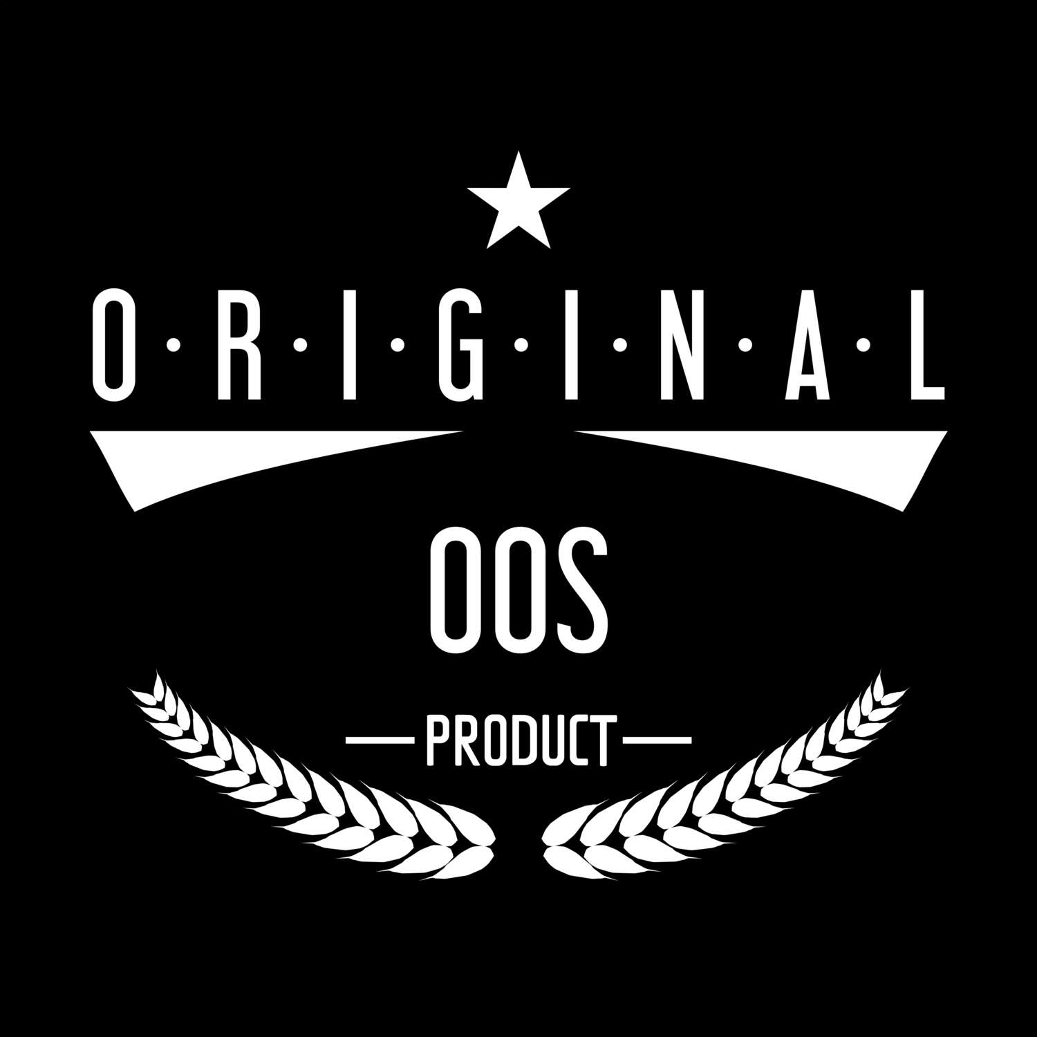 T-Shirt »Original Product« für den Ort »Oos«