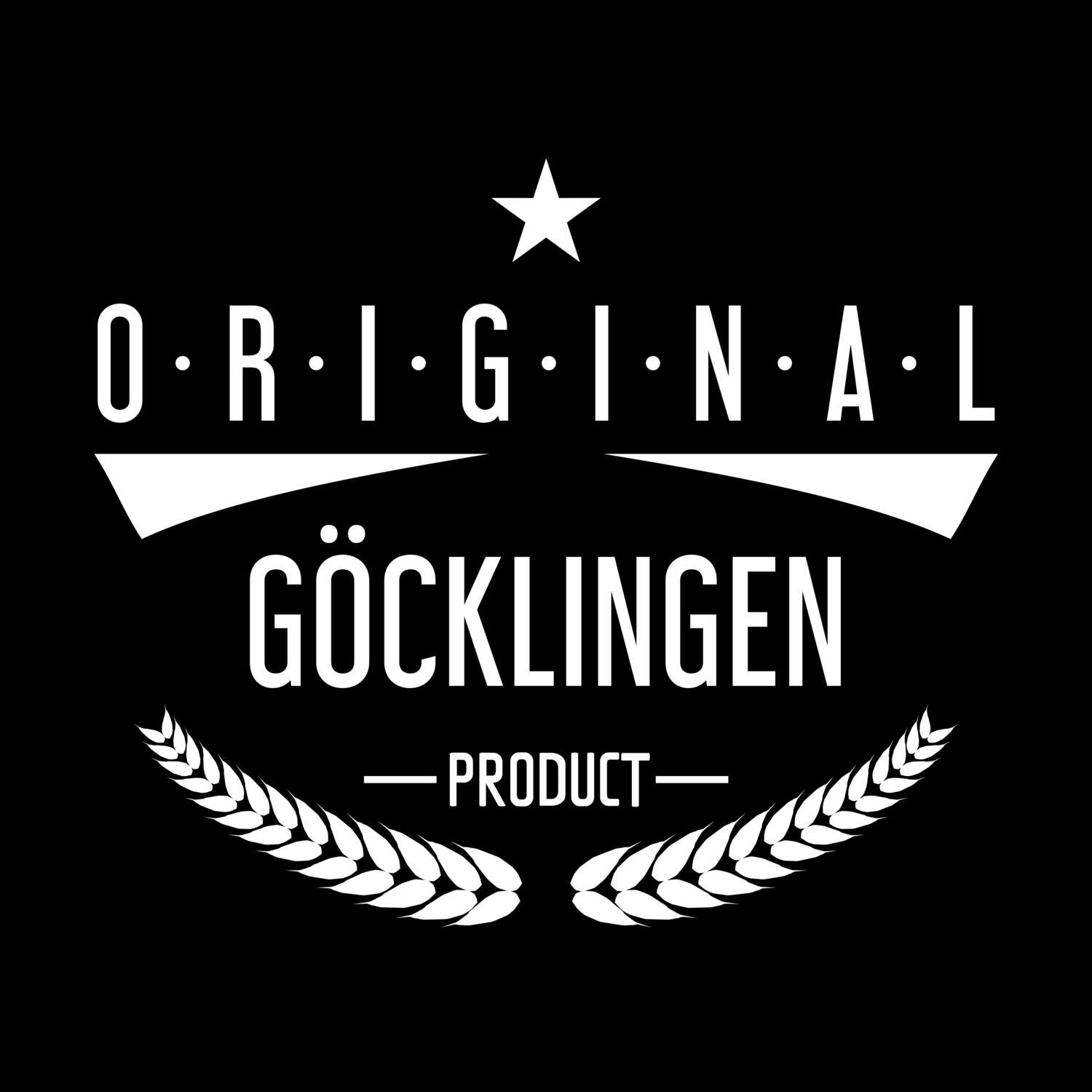 T-Shirt »Original Product« für den Ort »Göcklingen«