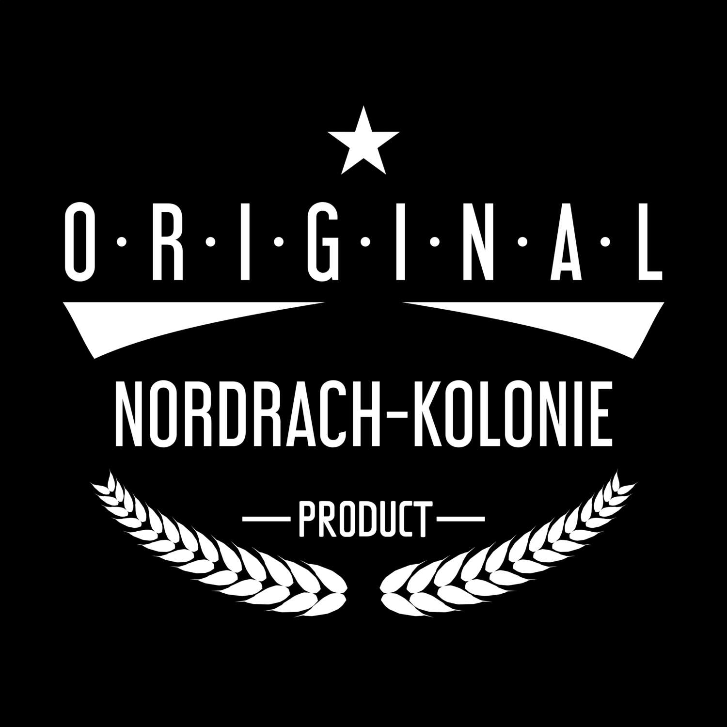 T-Shirt »Original Product« für den Ort »Nordrach-Kolonie«