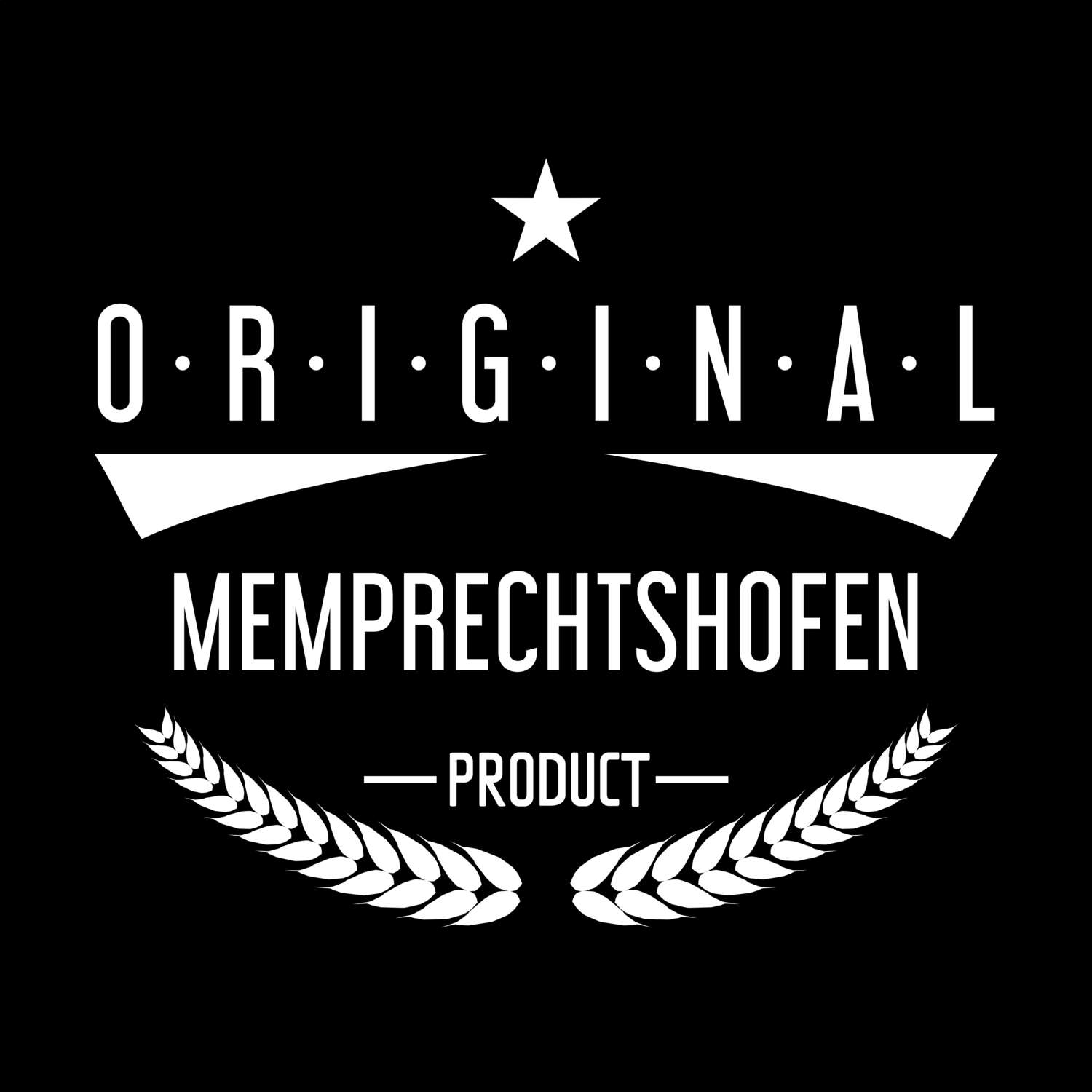 T-Shirt »Original Product« für den Ort »Memprechtshofen«