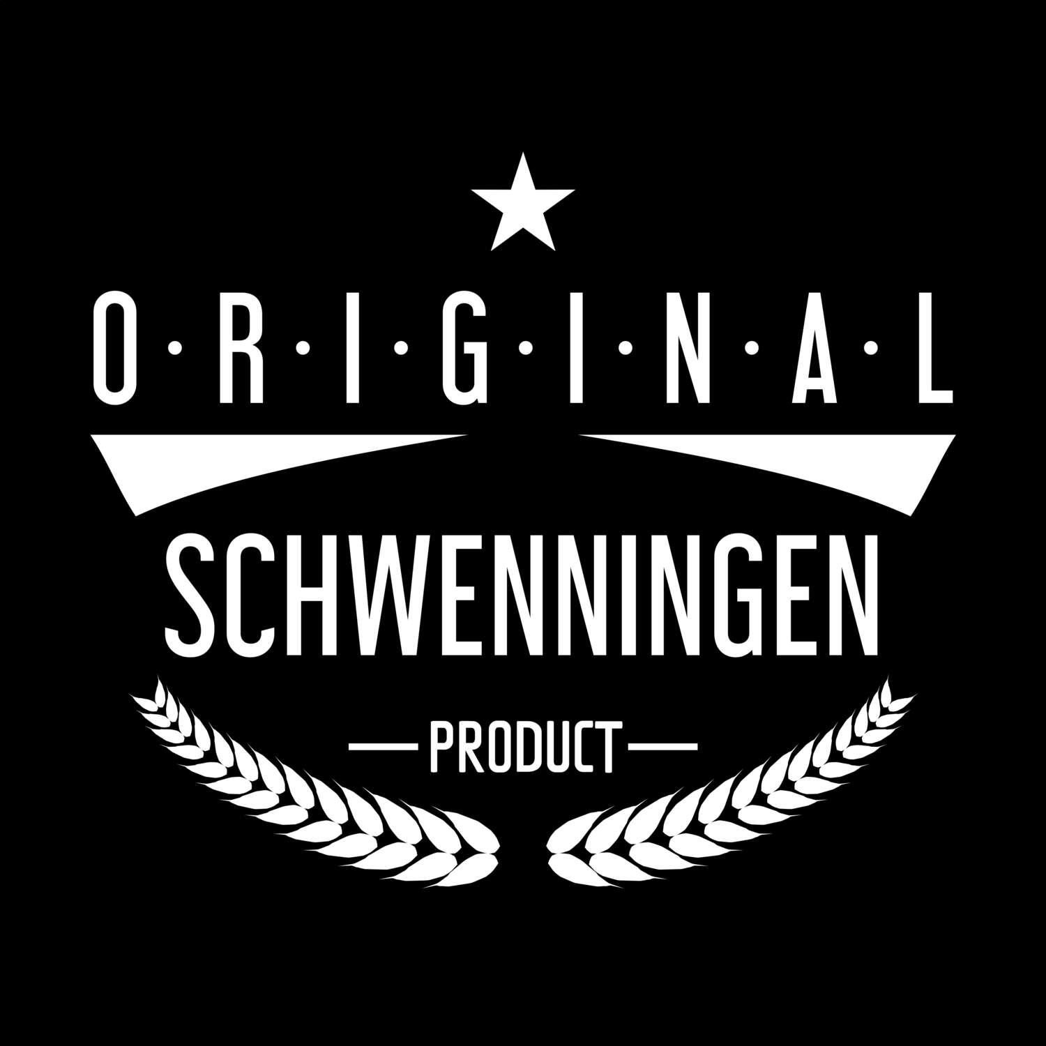 T-Shirt »Original Product« für den Ort »Schwenningen«