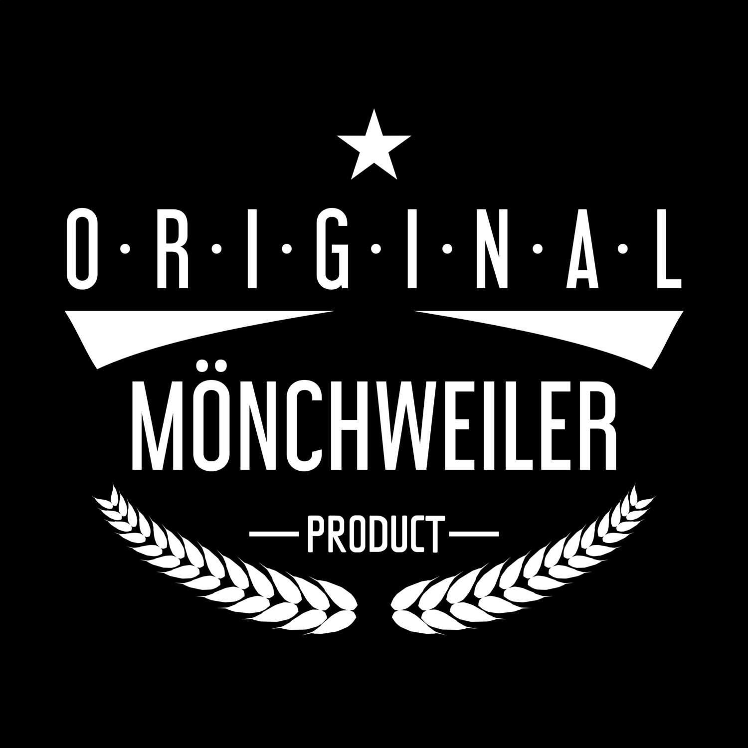 T-Shirt »Original Product« für den Ort »Mönchweiler«