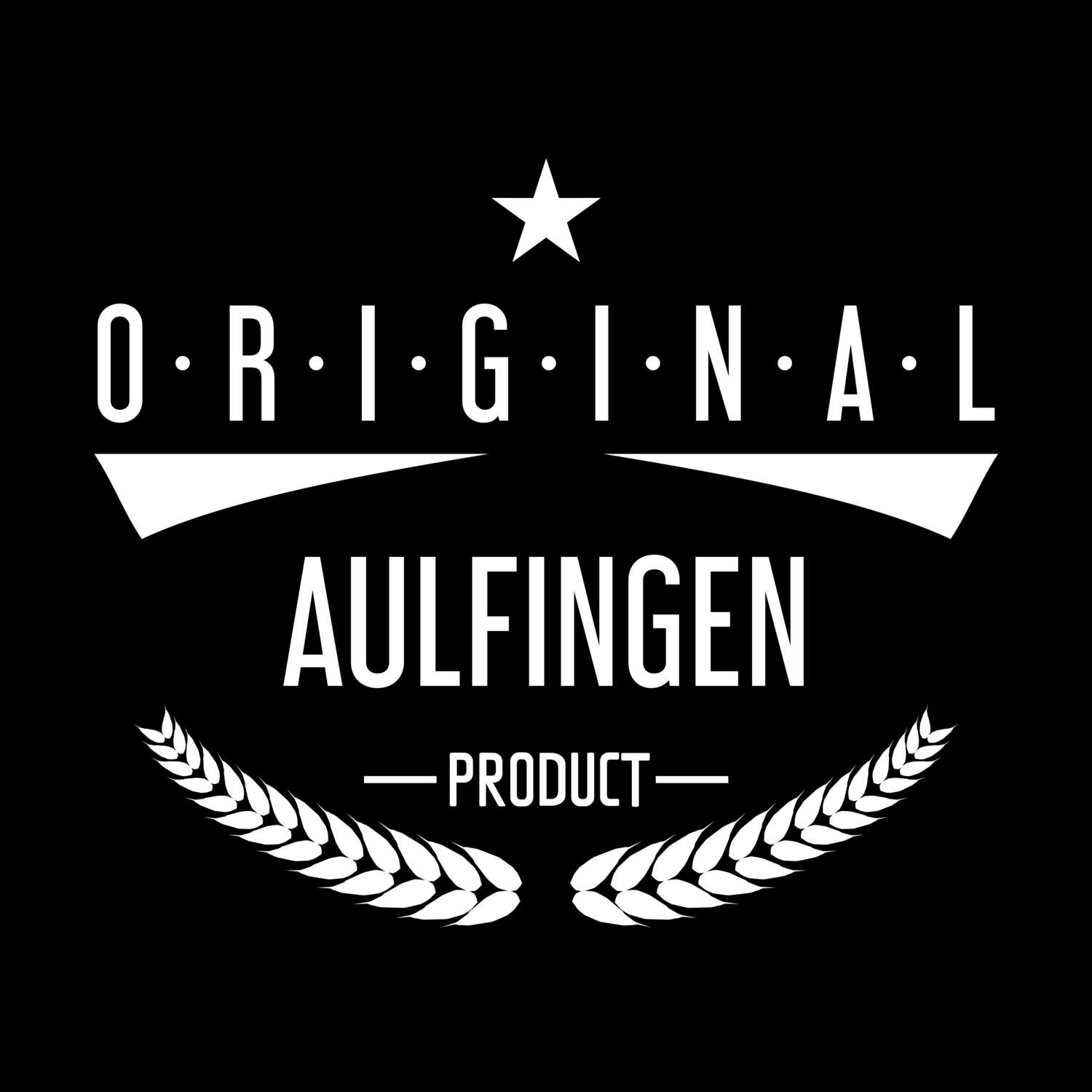 T-Shirt »Original Product« für den Ort »Aulfingen«