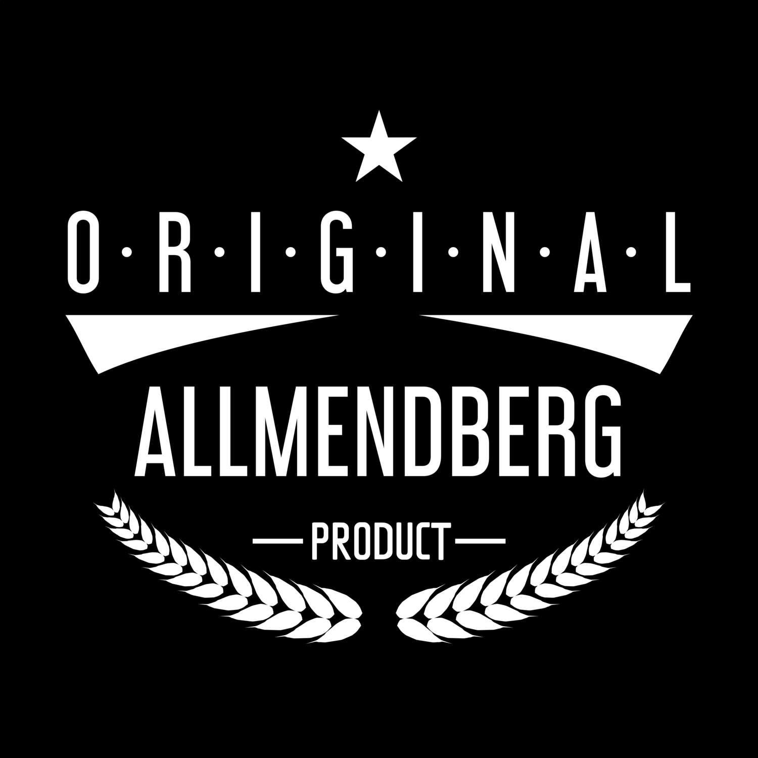 T-Shirt »Original Product« für den Ort »Allmendberg«