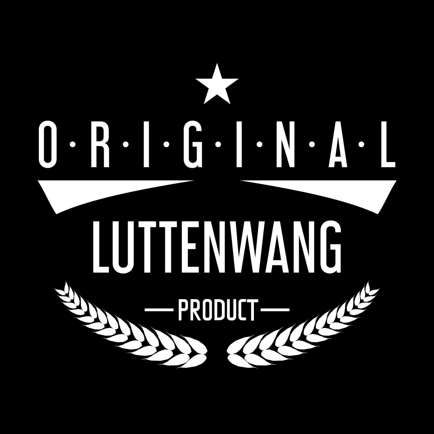 T-Shirt »Original Product« für den Ort »Luttenwang«