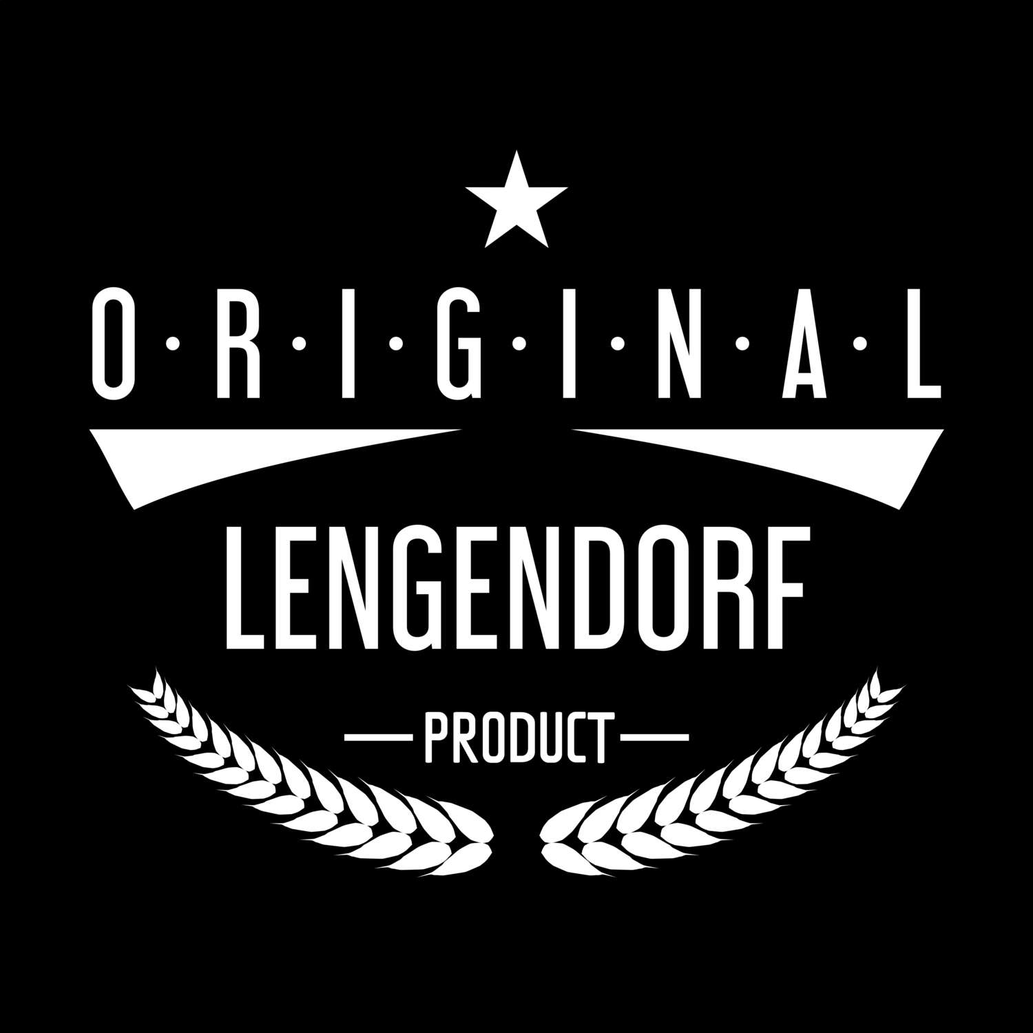 T-Shirt »Original Product« für den Ort »Lengendorf«