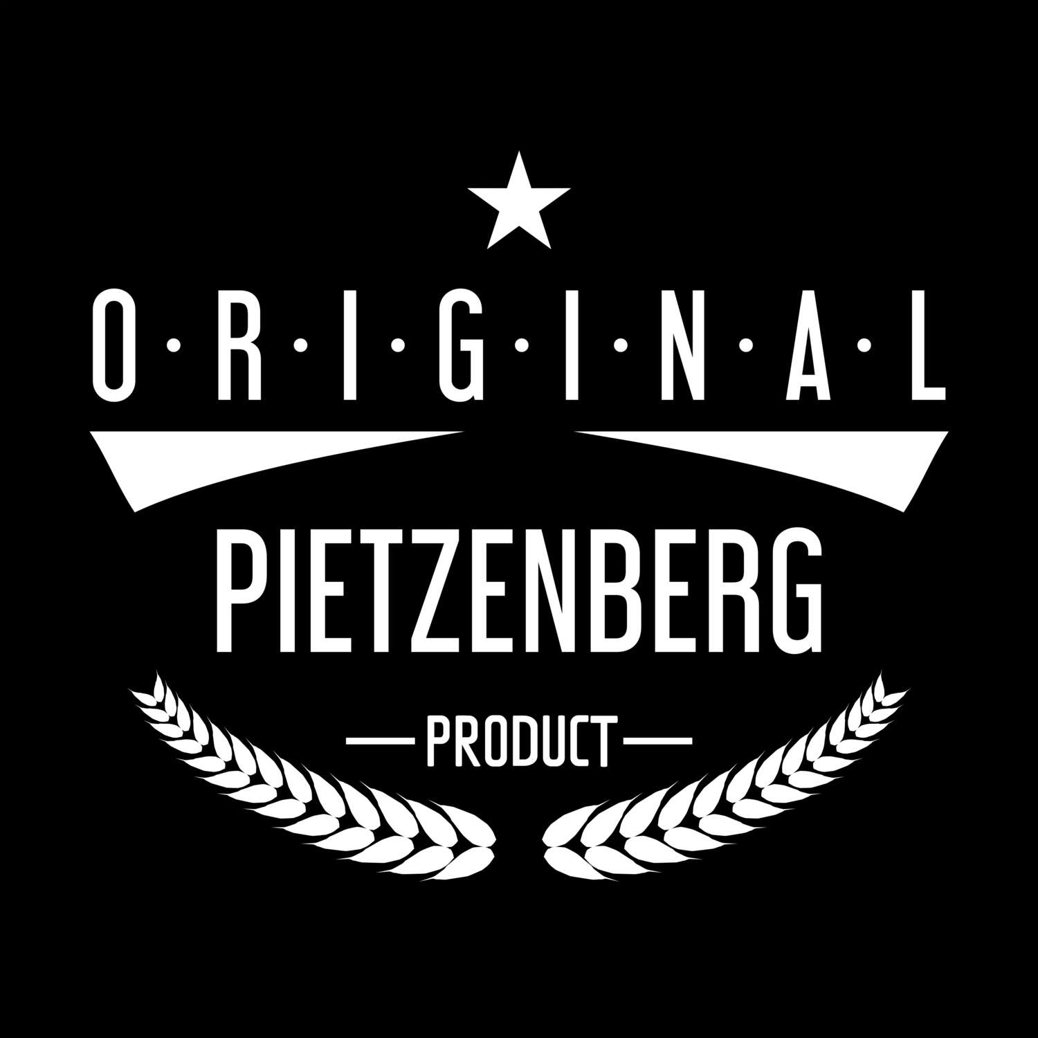 T-Shirt »Original Product« für den Ort »Pietzenberg«