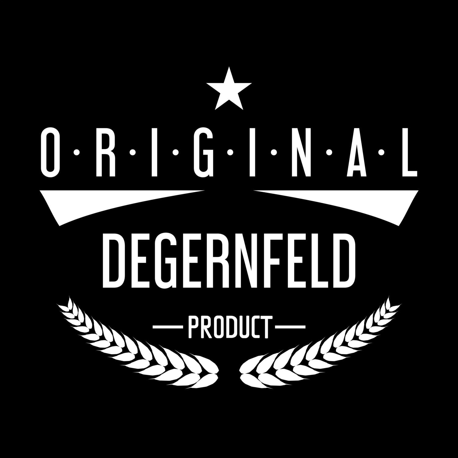 T-Shirt »Original Product« für den Ort »Degernfeld«