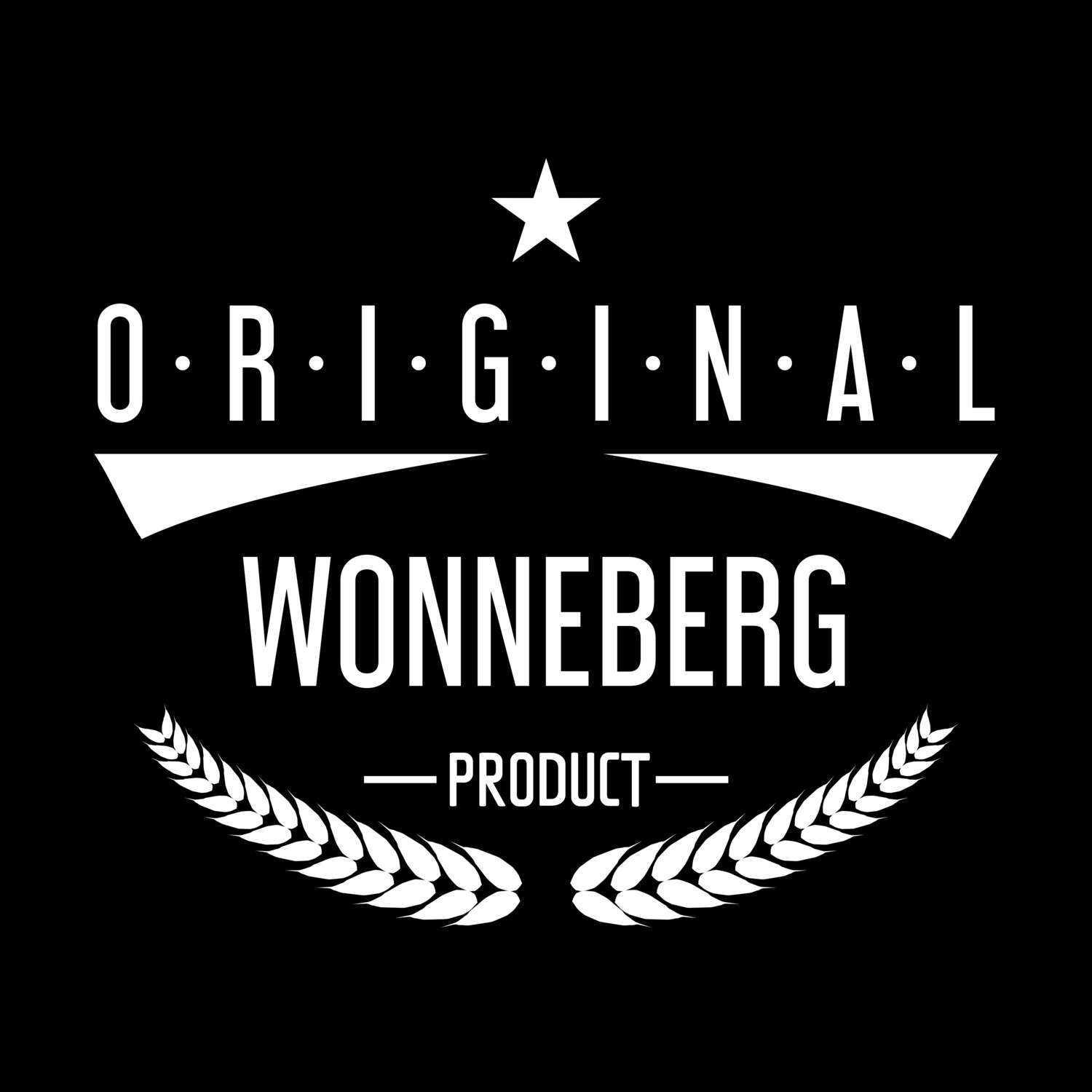 T-Shirt »Original Product« für den Ort »Wonneberg«