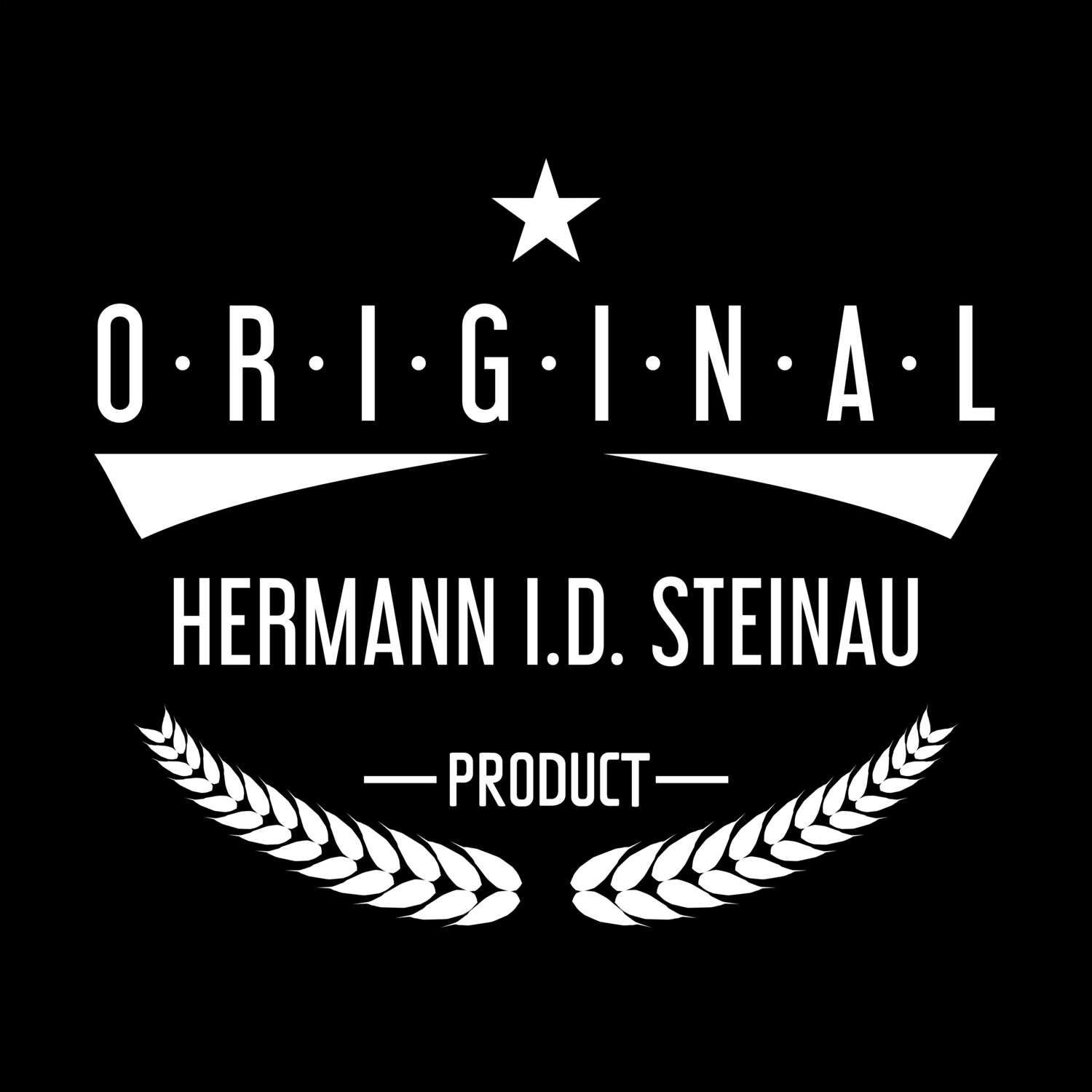 T-Shirt »Original Product« für den Ort »Hermann i.d. Steinau«