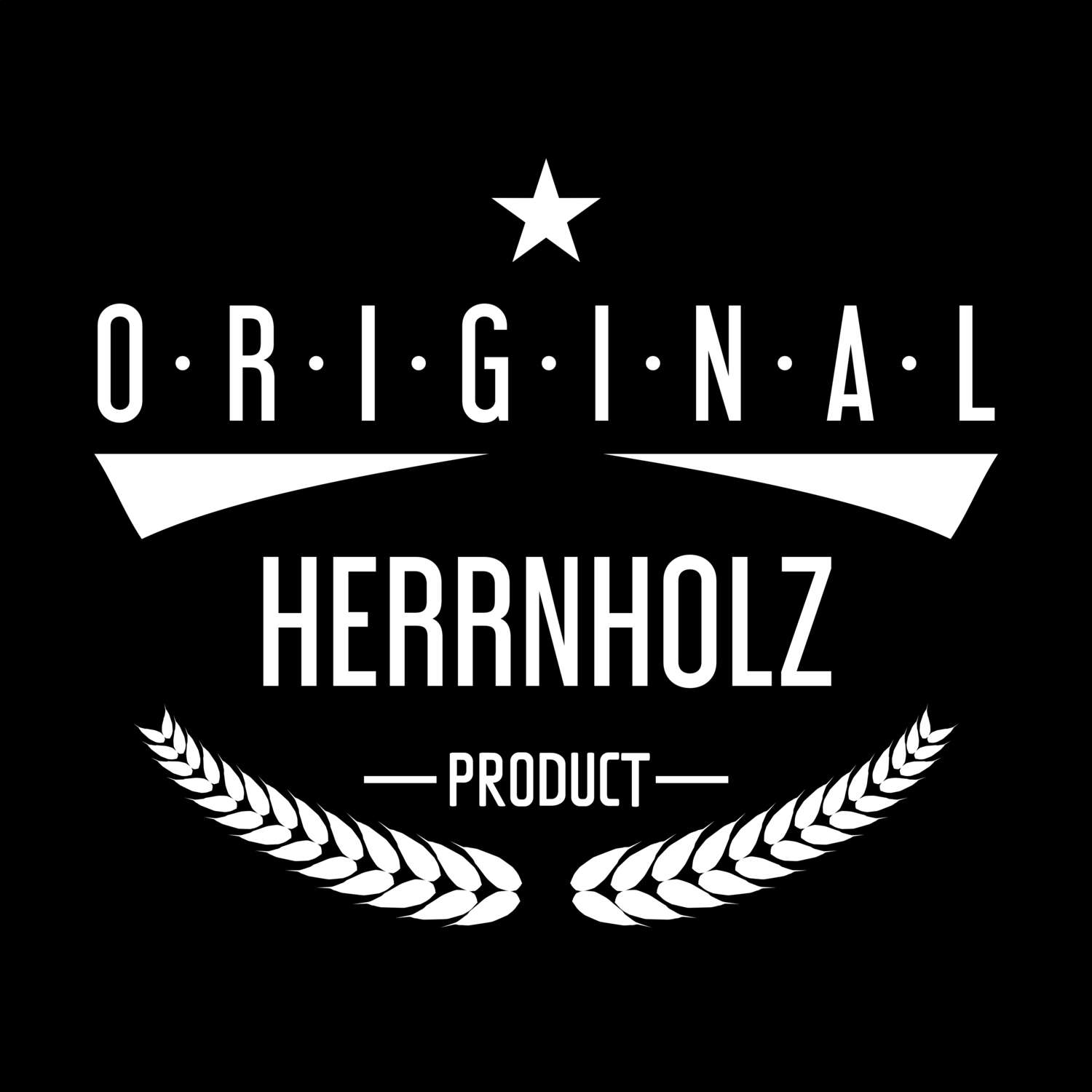 T-Shirt »Original Product« für den Ort »Herrnholz«