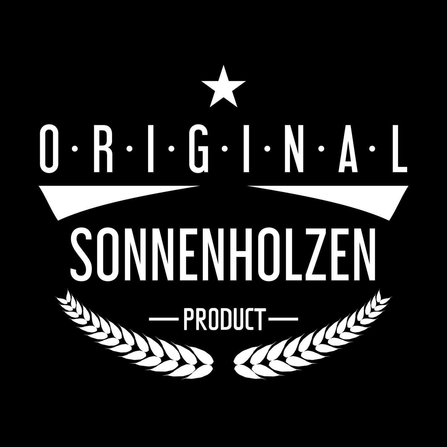 T-Shirt »Original Product« für den Ort »Sonnenholzen«