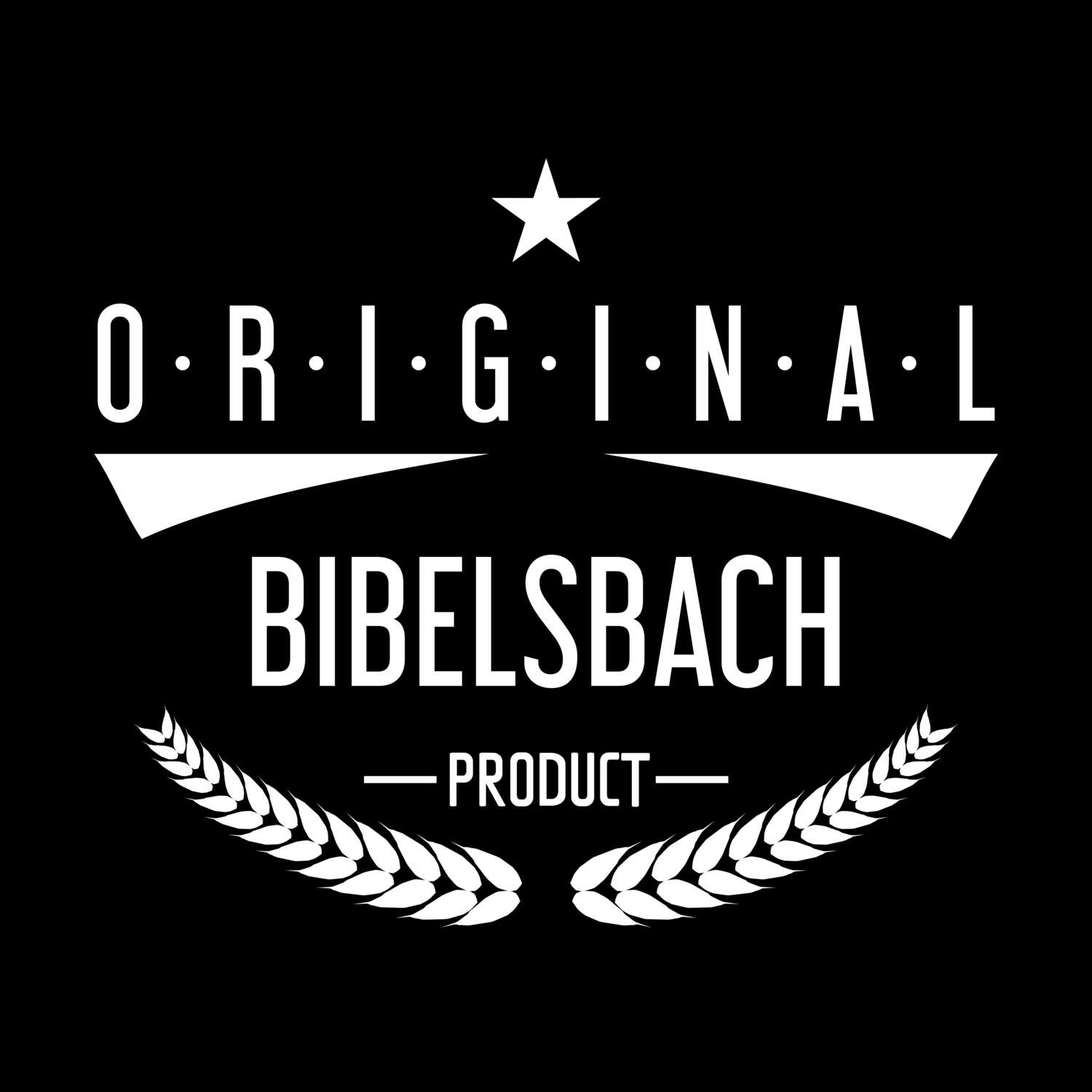 T-Shirt »Original Product« für den Ort »Bibelsbach«