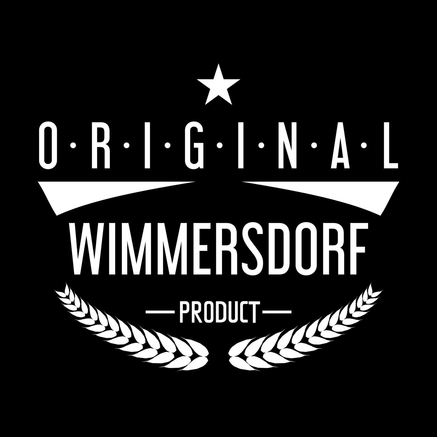 T-Shirt »Original Product« für den Ort »Wimmersdorf«