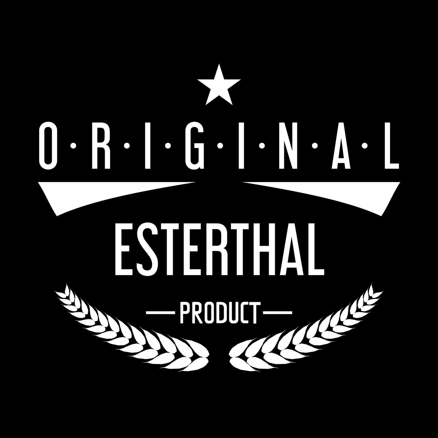 T-Shirt »Original Product« für den Ort »Esterthal«