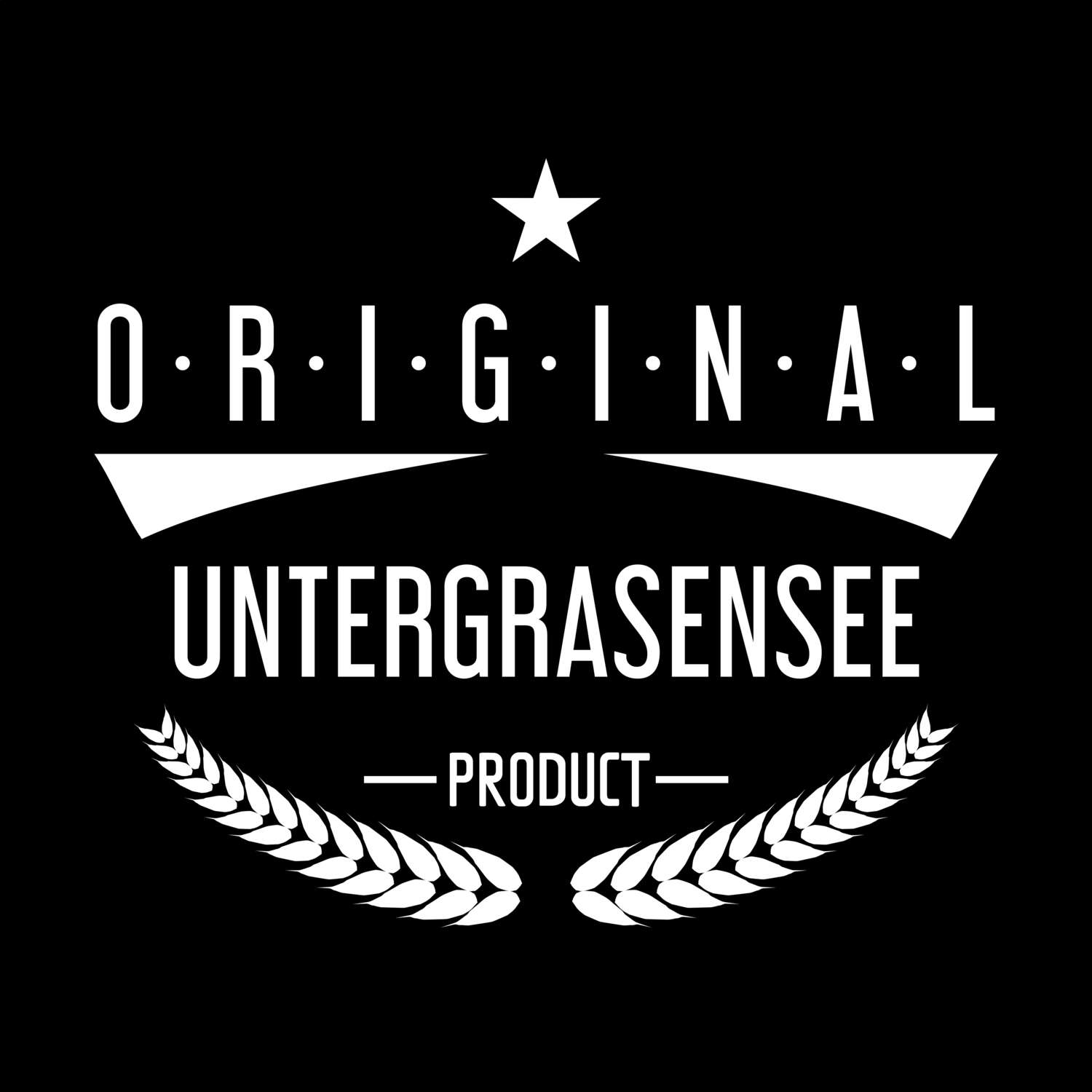 T-Shirt »Original Product« für den Ort »Untergrasensee«