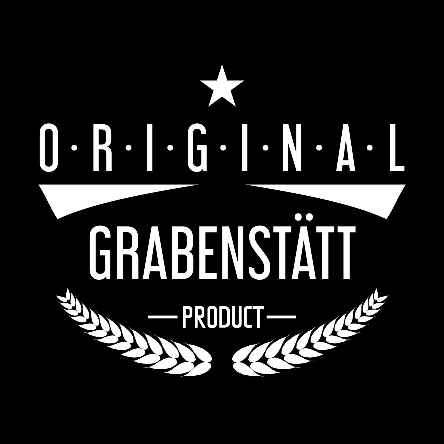 T-Shirt »Original Product« für den Ort »Grabenstätt«