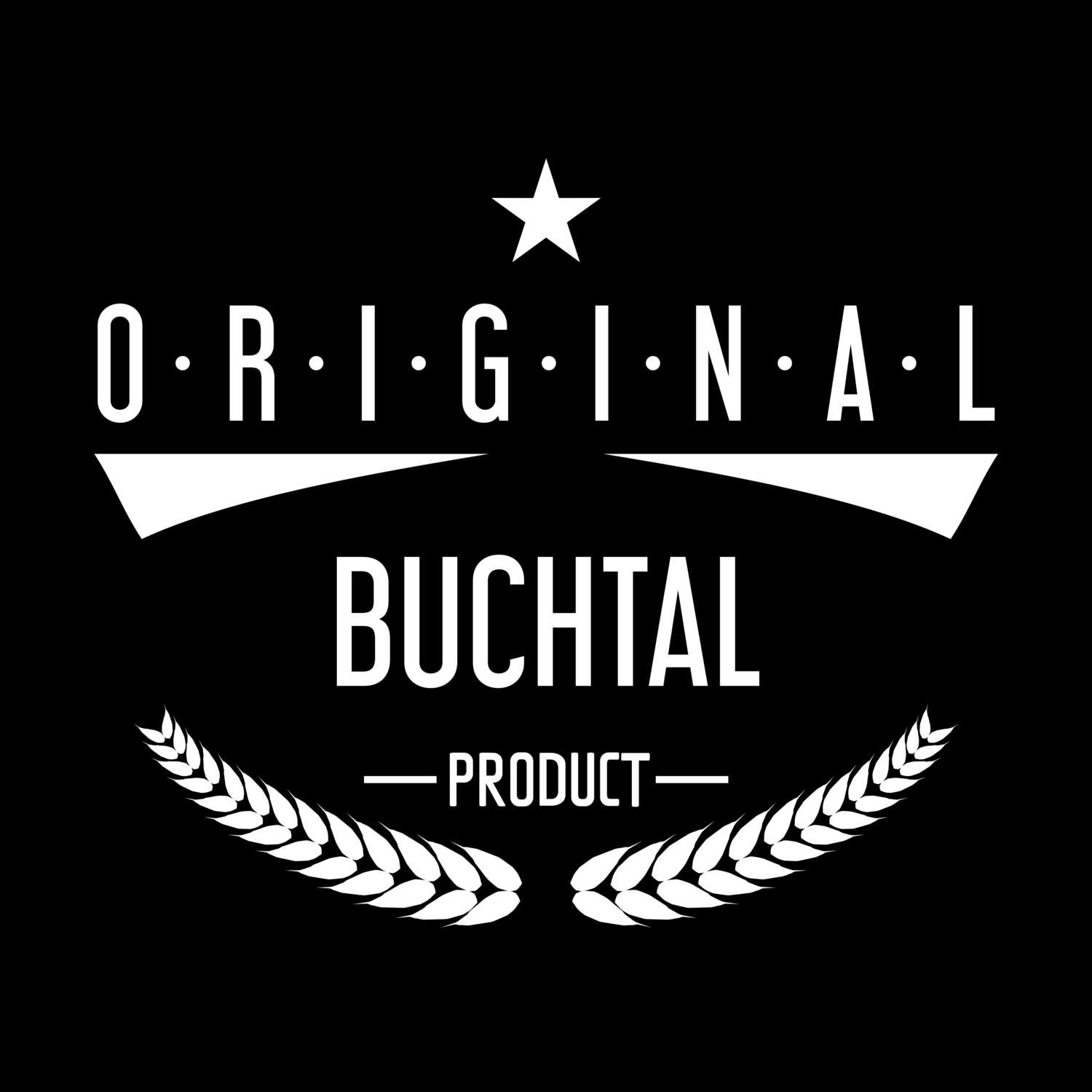 T-Shirt »Original Product« für den Ort »Buchtal«