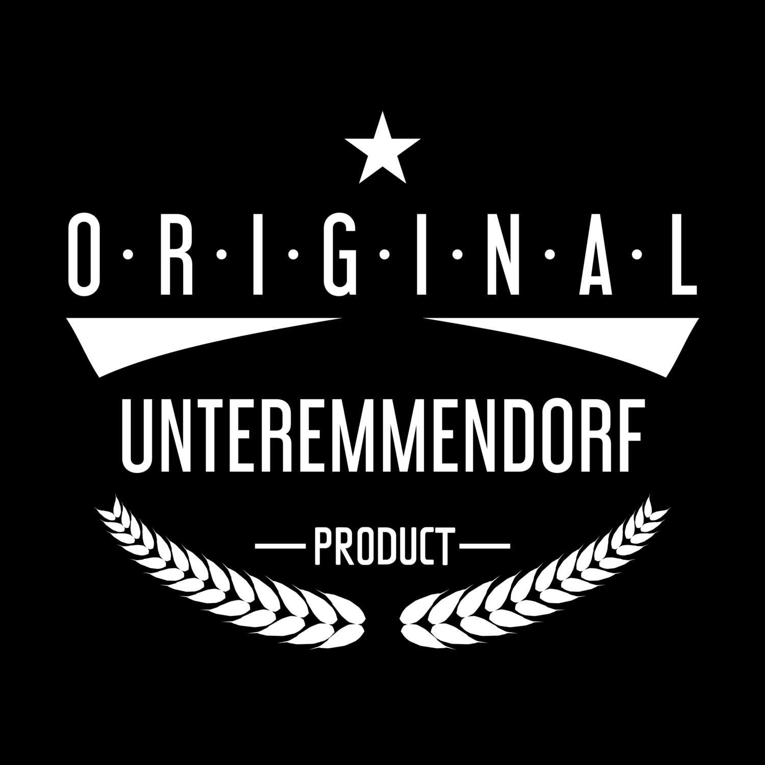 T-Shirt »Original Product« für den Ort »Unteremmendorf«