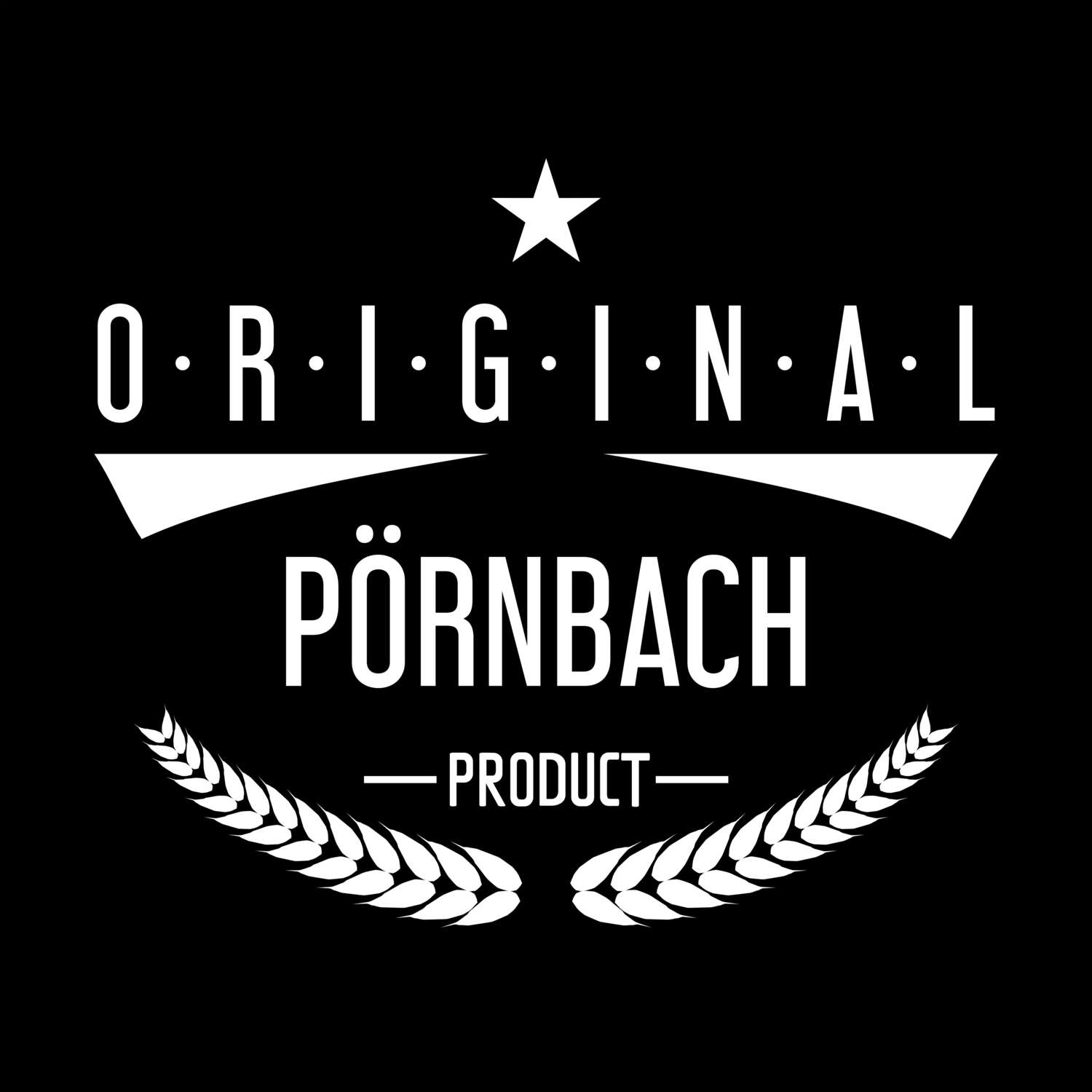 T-Shirt »Original Product« für den Ort »Pörnbach«