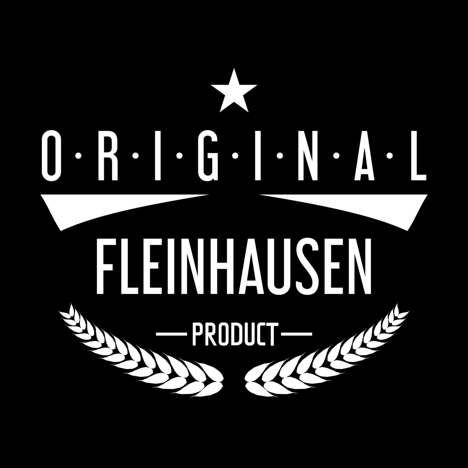 T-Shirt »Original Product« für den Ort »Fleinhausen«