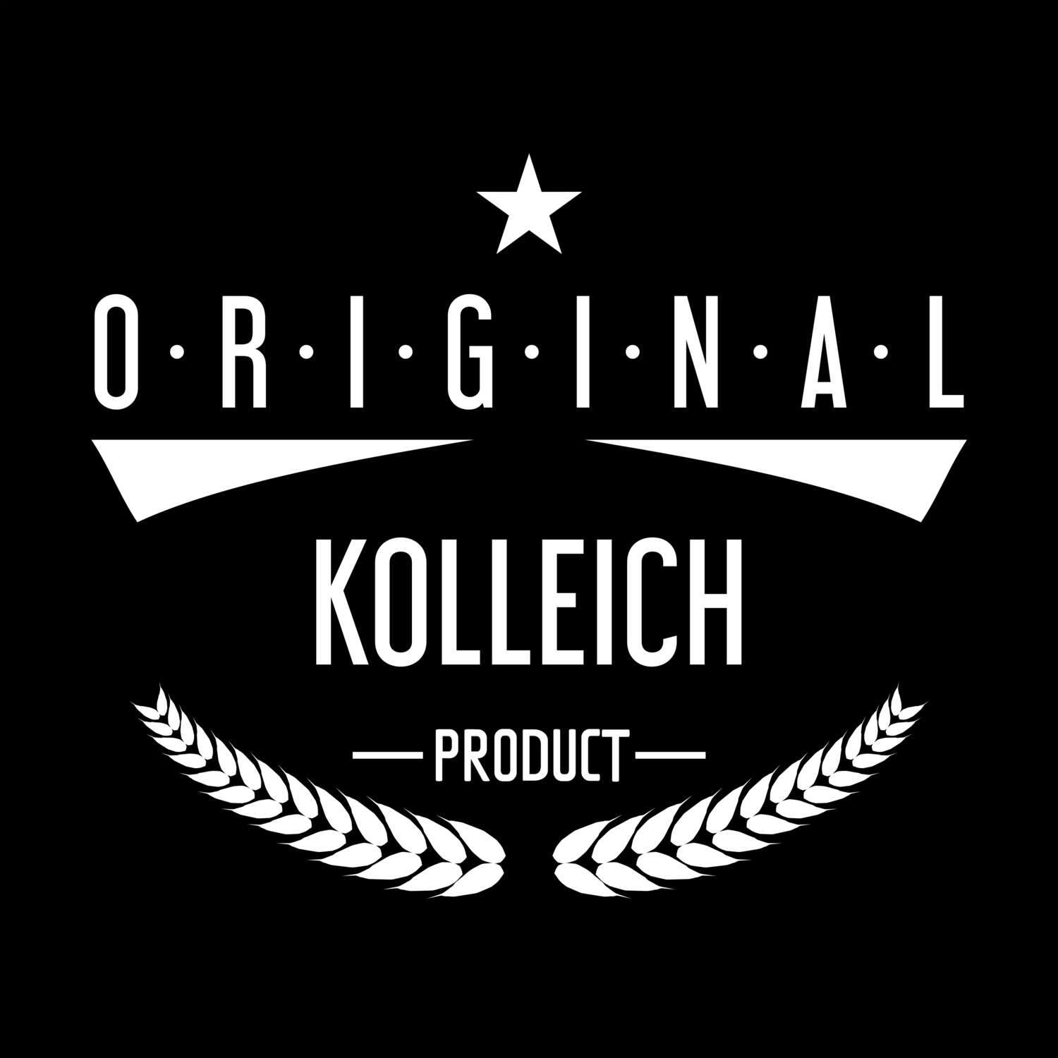 T-Shirt »Original Product« für den Ort »Kolleich«