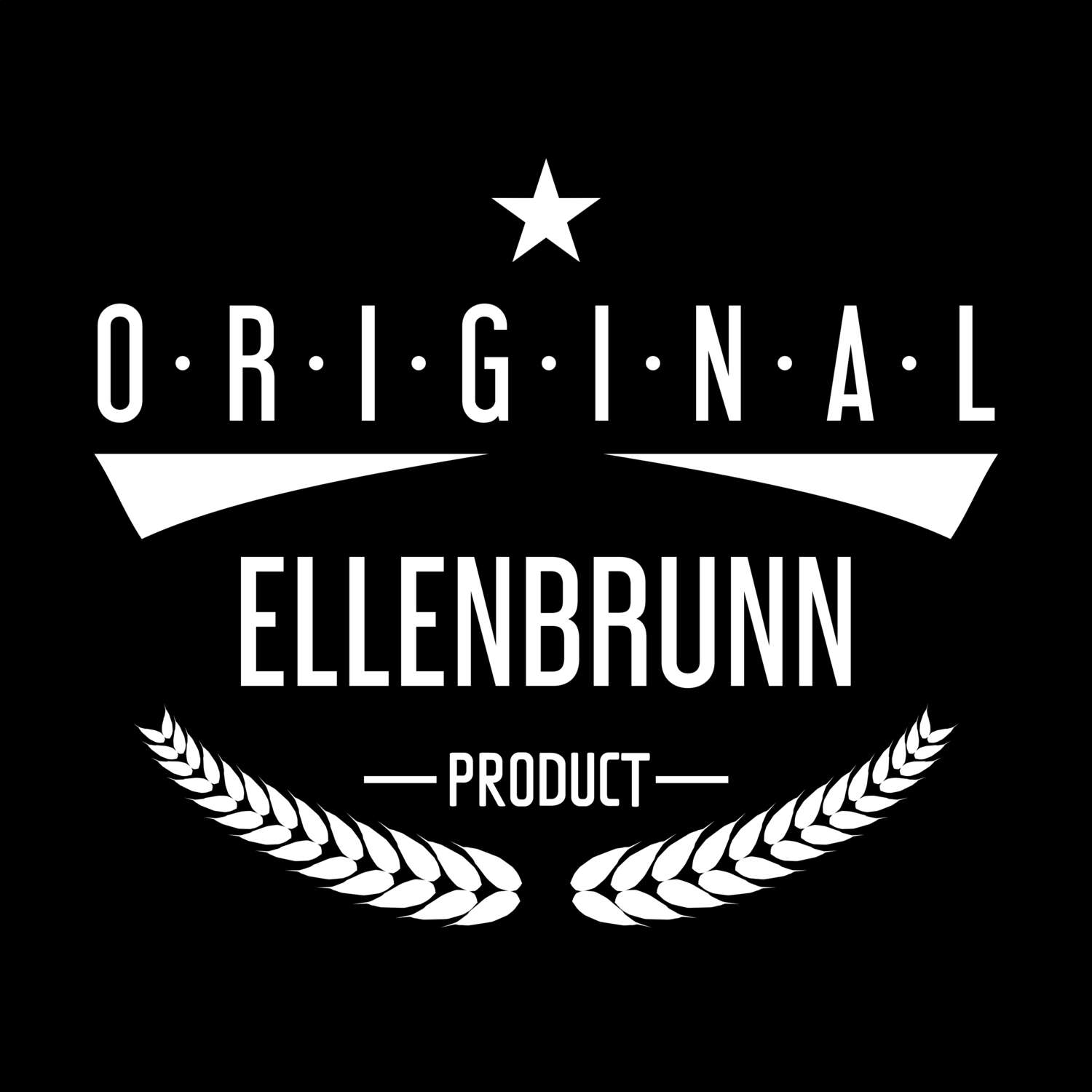 T-Shirt »Original Product« für den Ort »Ellenbrunn«