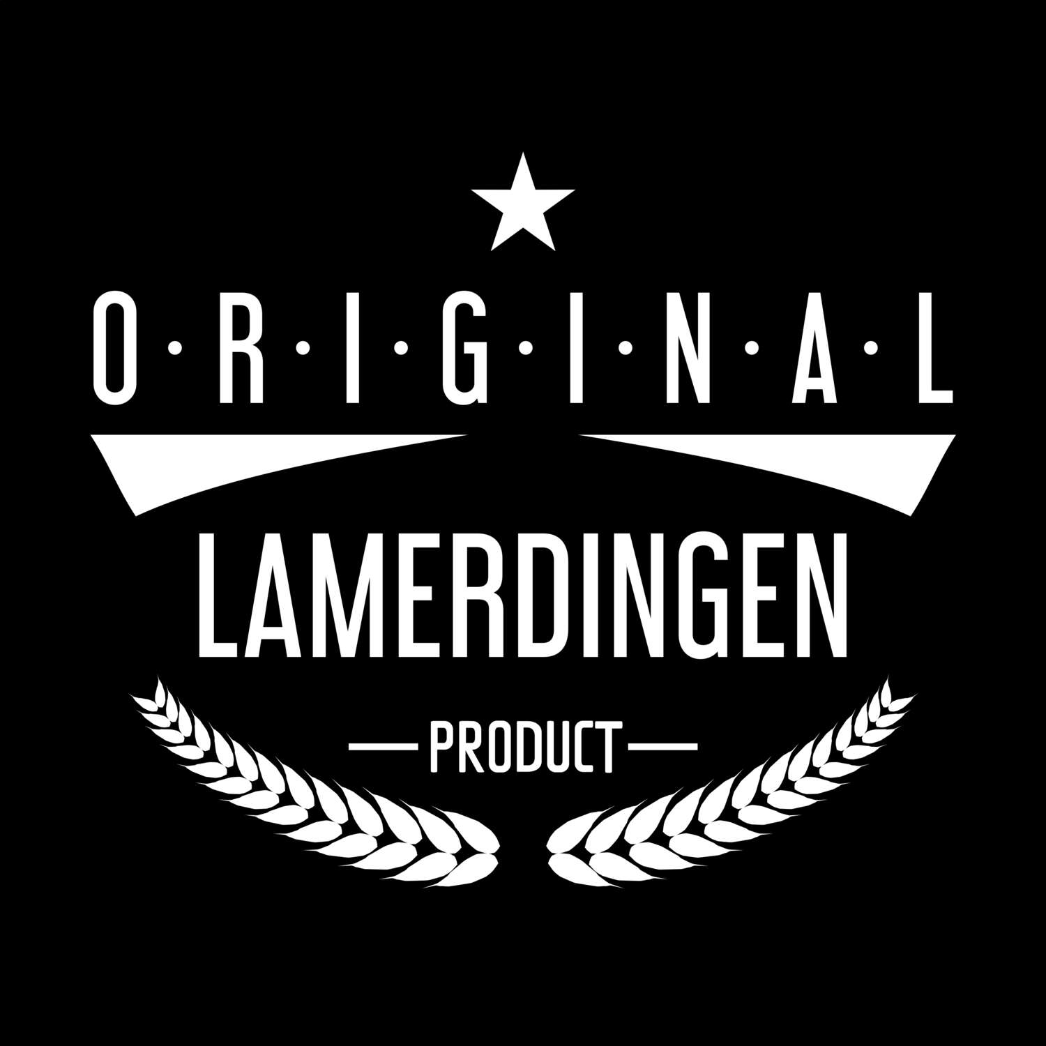 T-Shirt »Original Product« für den Ort »Lamerdingen«