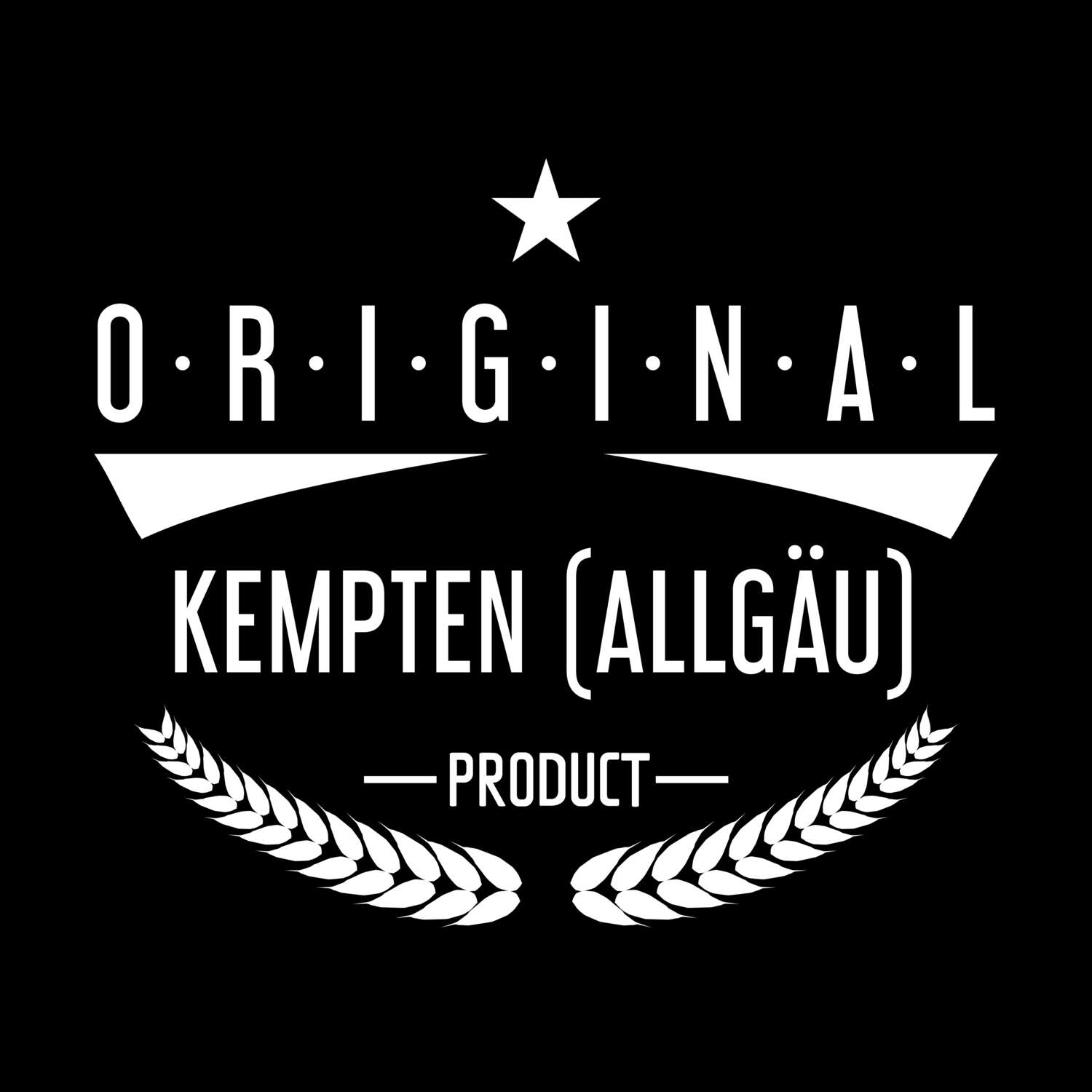 Kempten (Allgäu) T-Shirt »Original Product«