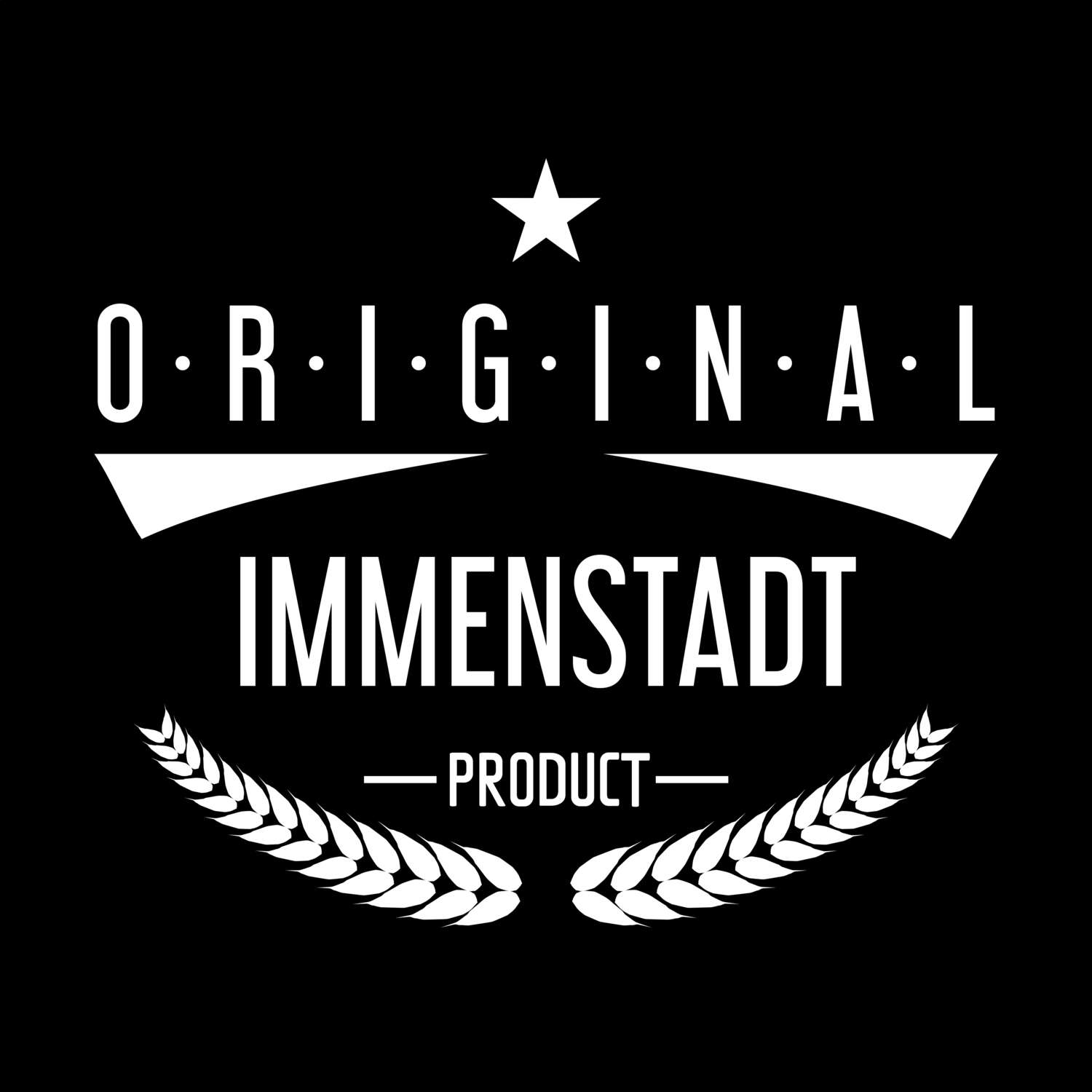 T-Shirt »Original Product« für den Ort »Immenstadt«