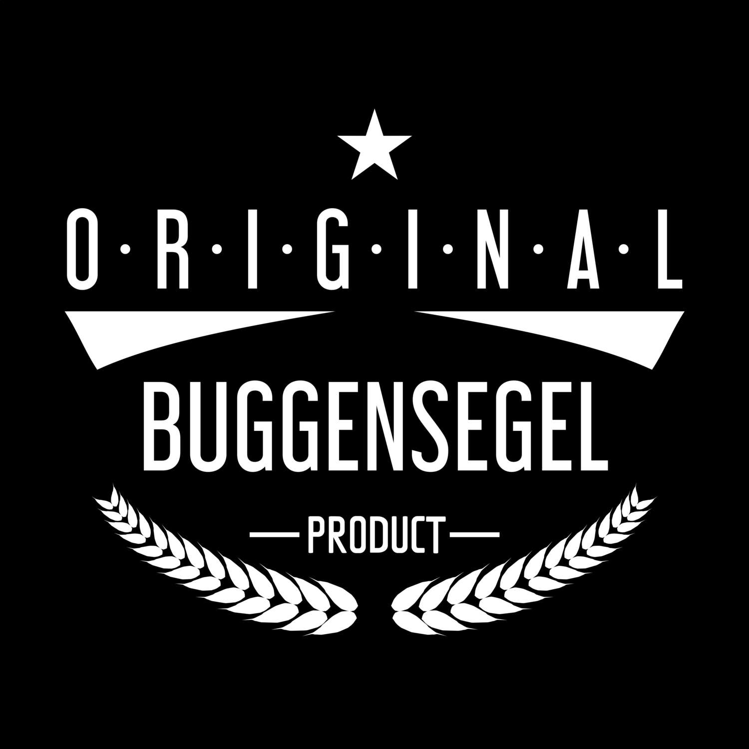 T-Shirt »Original Product« für den Ort »Buggensegel«