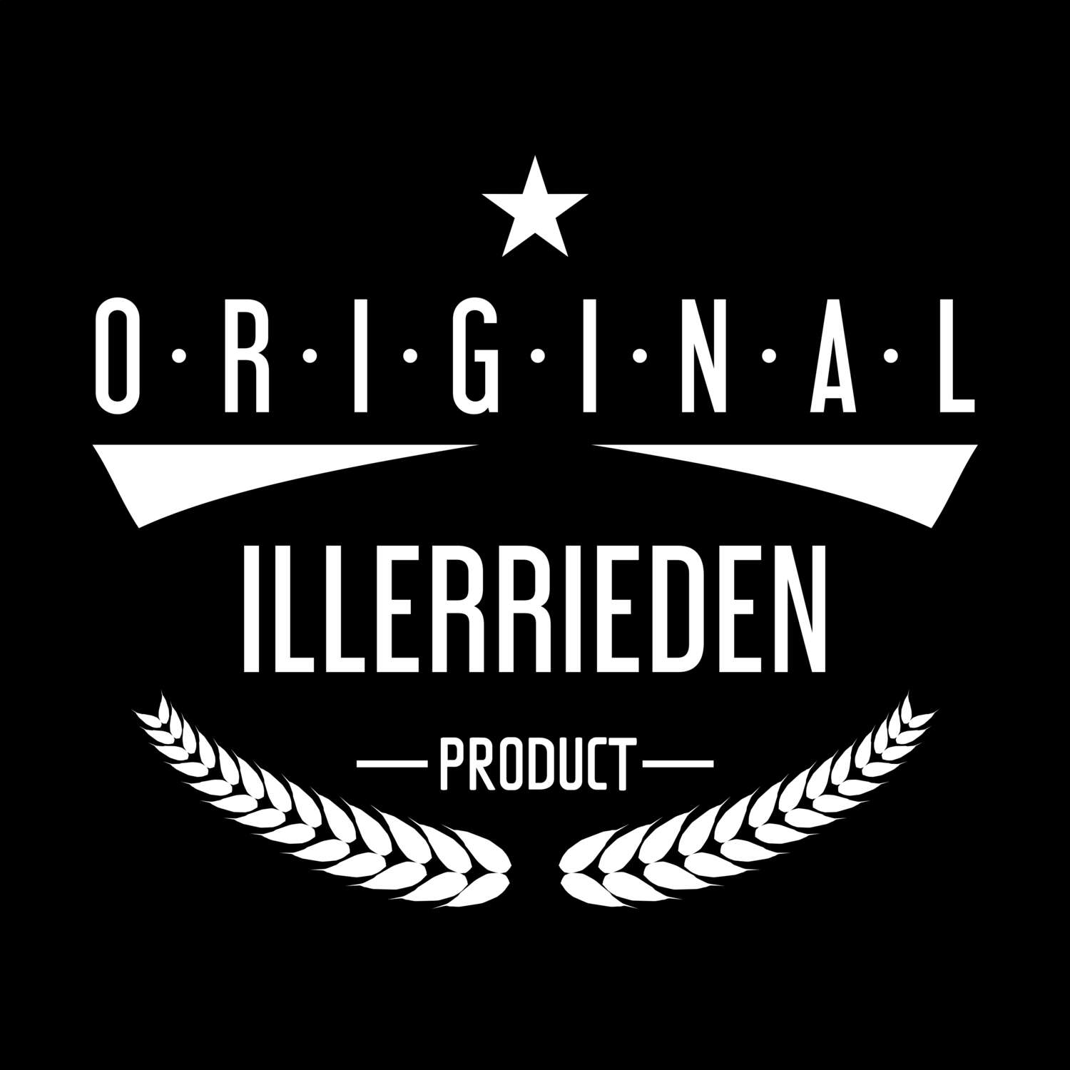 T-Shirt »Original Product« für den Ort »Illerrieden«