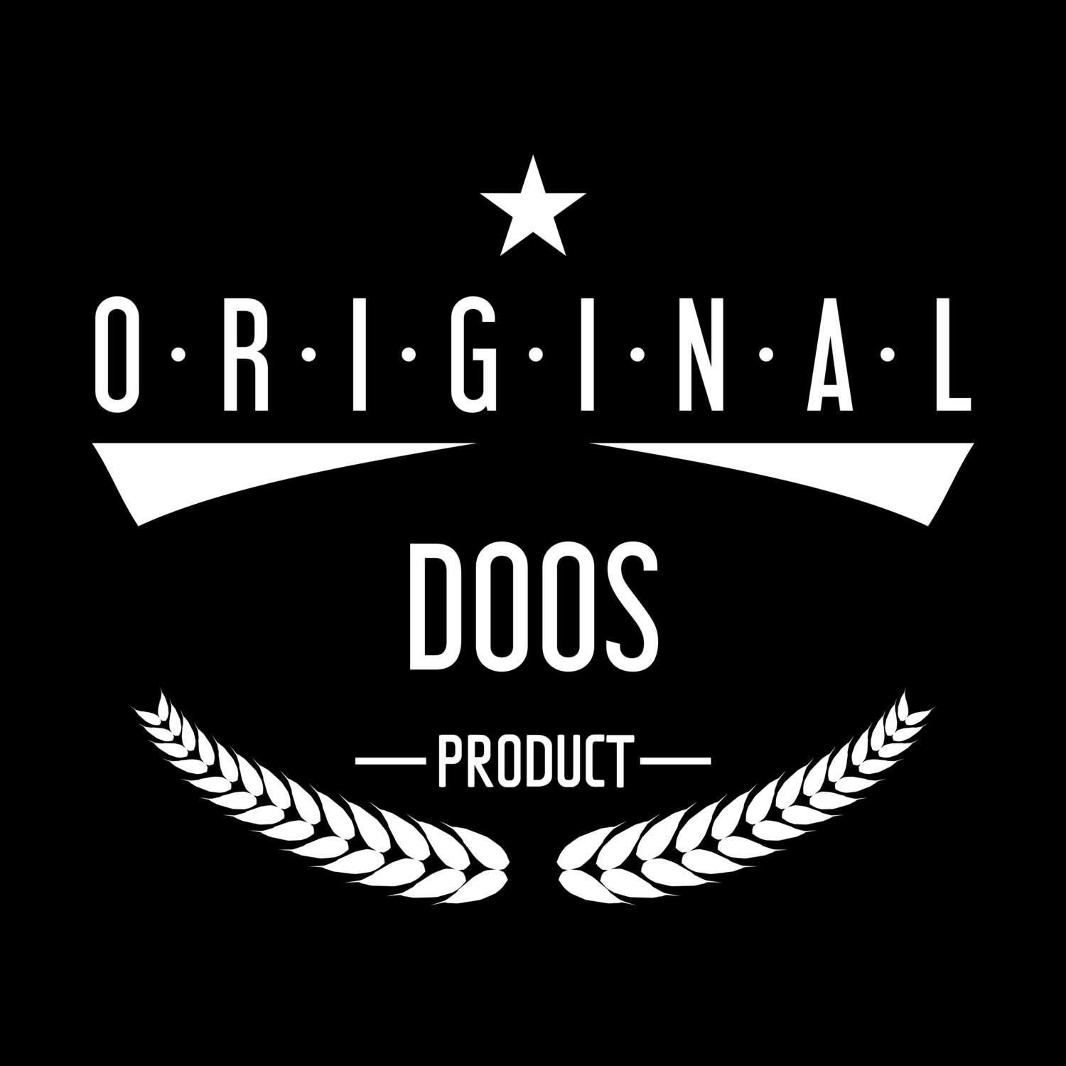 T-Shirt »Original Product« für den Ort »Doos«