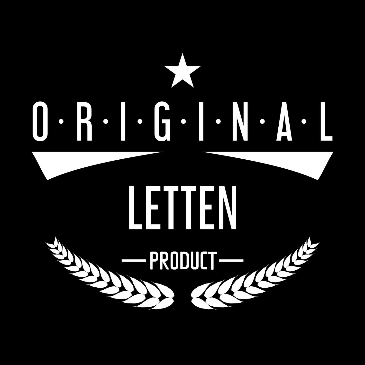 T-Shirt »Original Product« für den Ort »Letten«