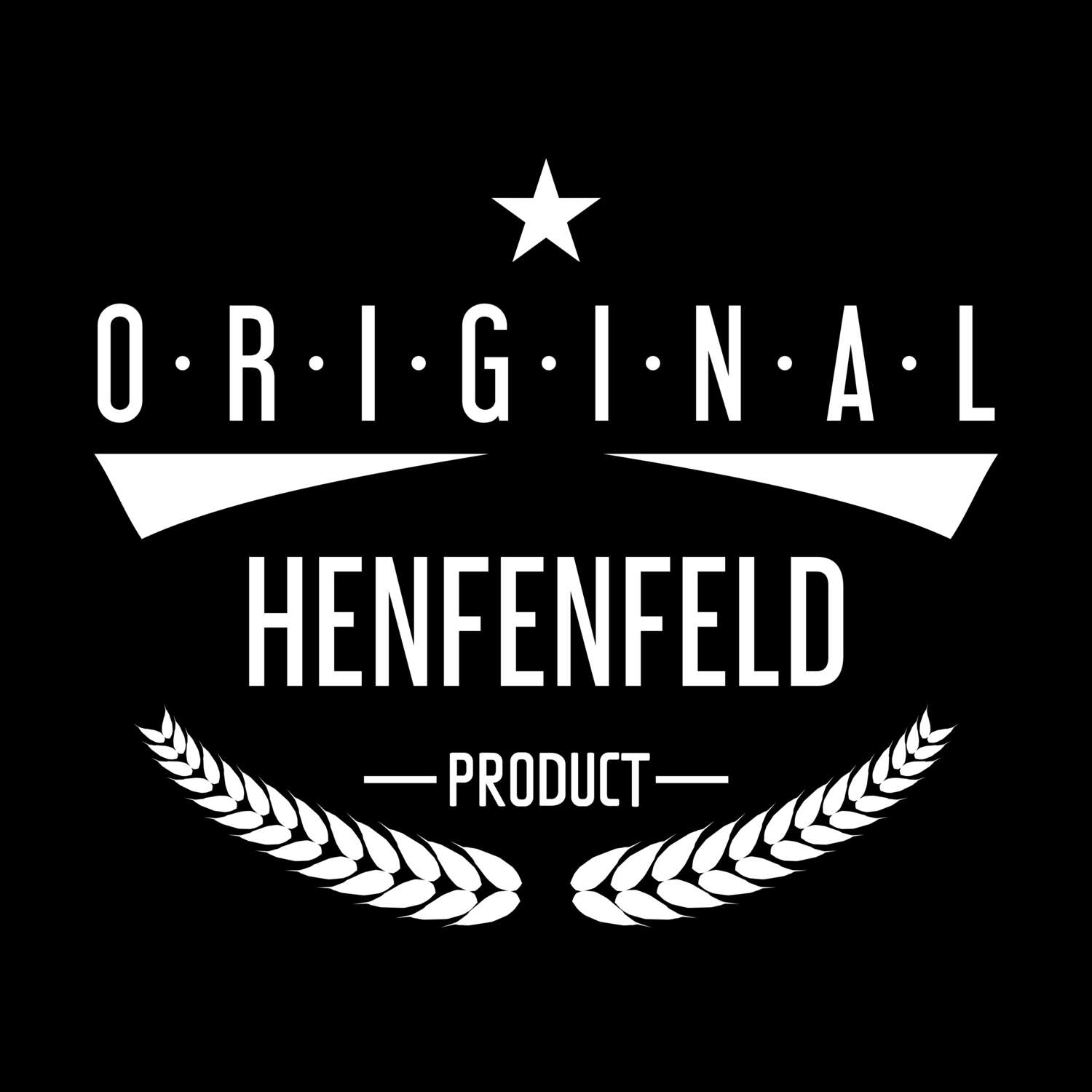 T-Shirt »Original Product« für den Ort »Henfenfeld«