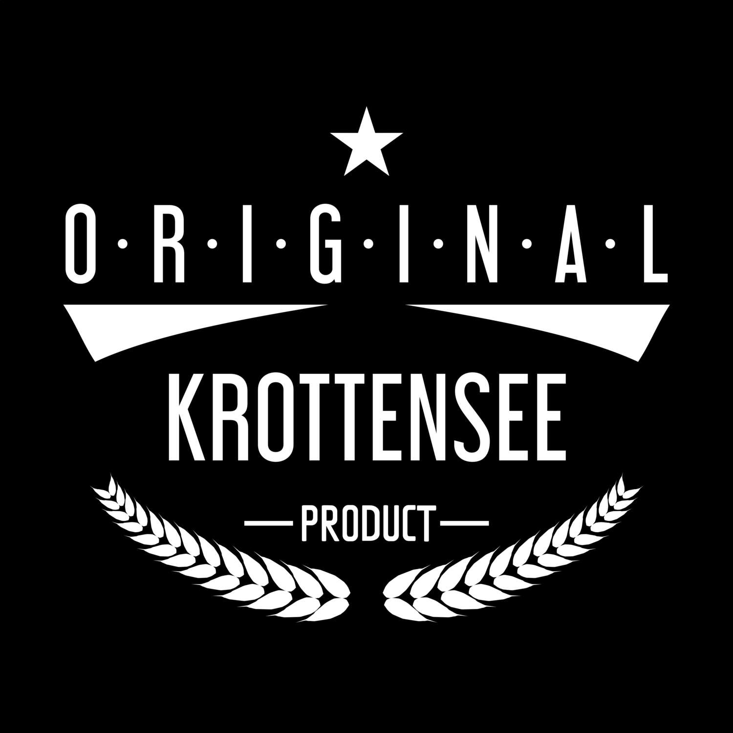 T-Shirt »Original Product« für den Ort »Krottensee«