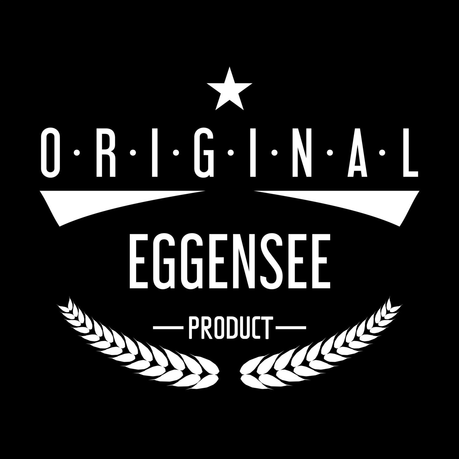 T-Shirt »Original Product« für den Ort »Eggensee«