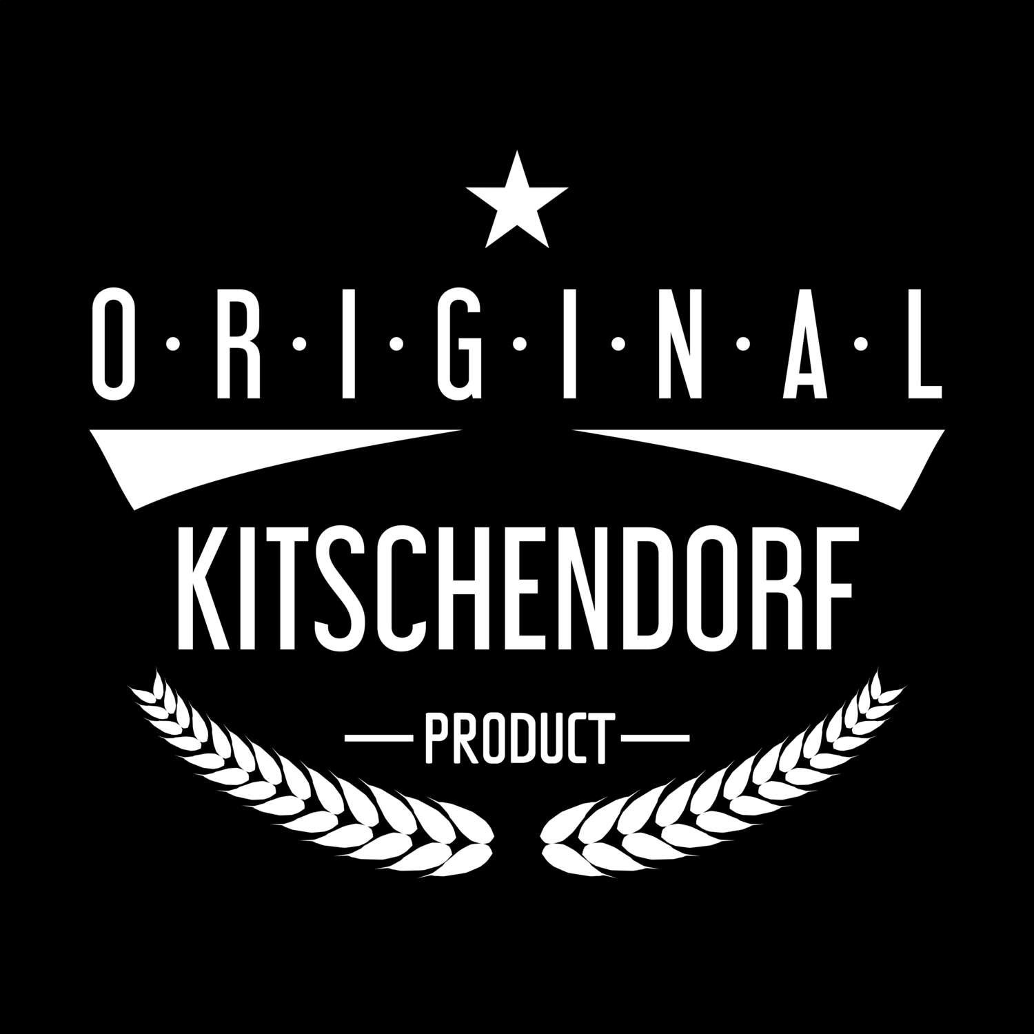 T-Shirt »Original Product« für den Ort »Kitschendorf«