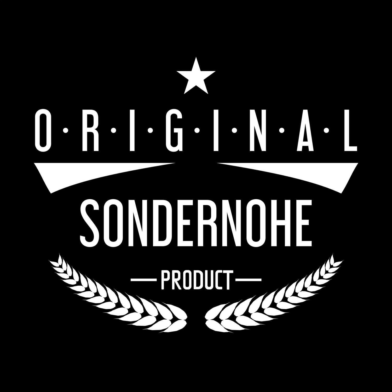 T-Shirt »Original Product« für den Ort »Sondernohe«