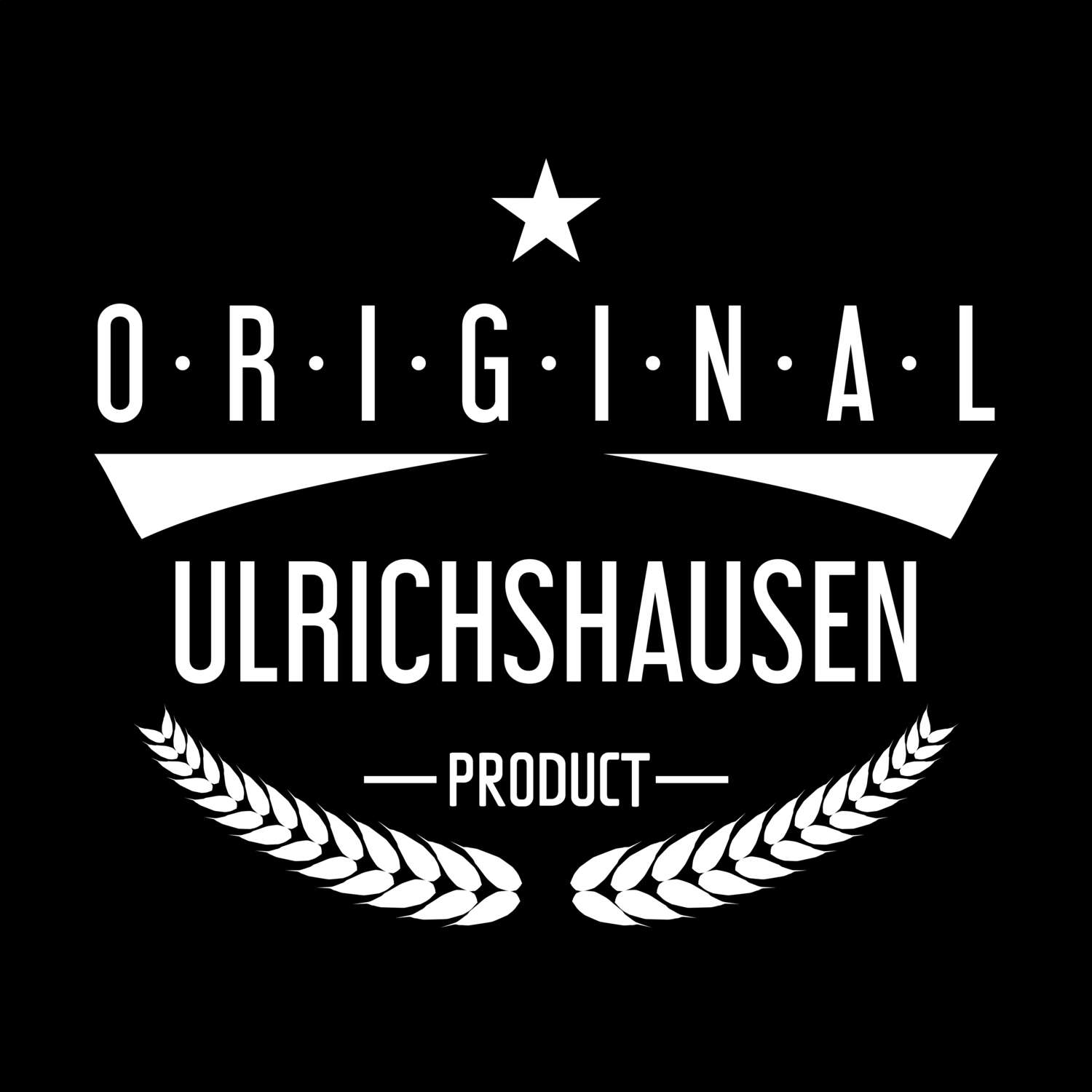 T-Shirt »Original Product« für den Ort »Ulrichshausen«