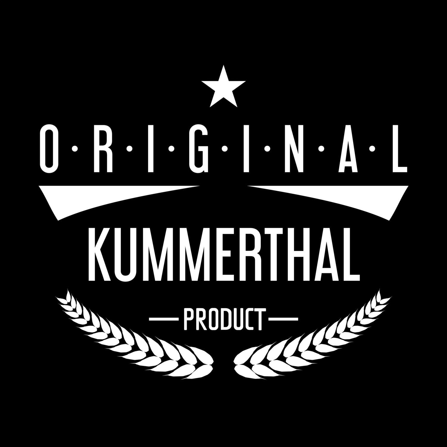 T-Shirt »Original Product« für den Ort »Kummerthal«